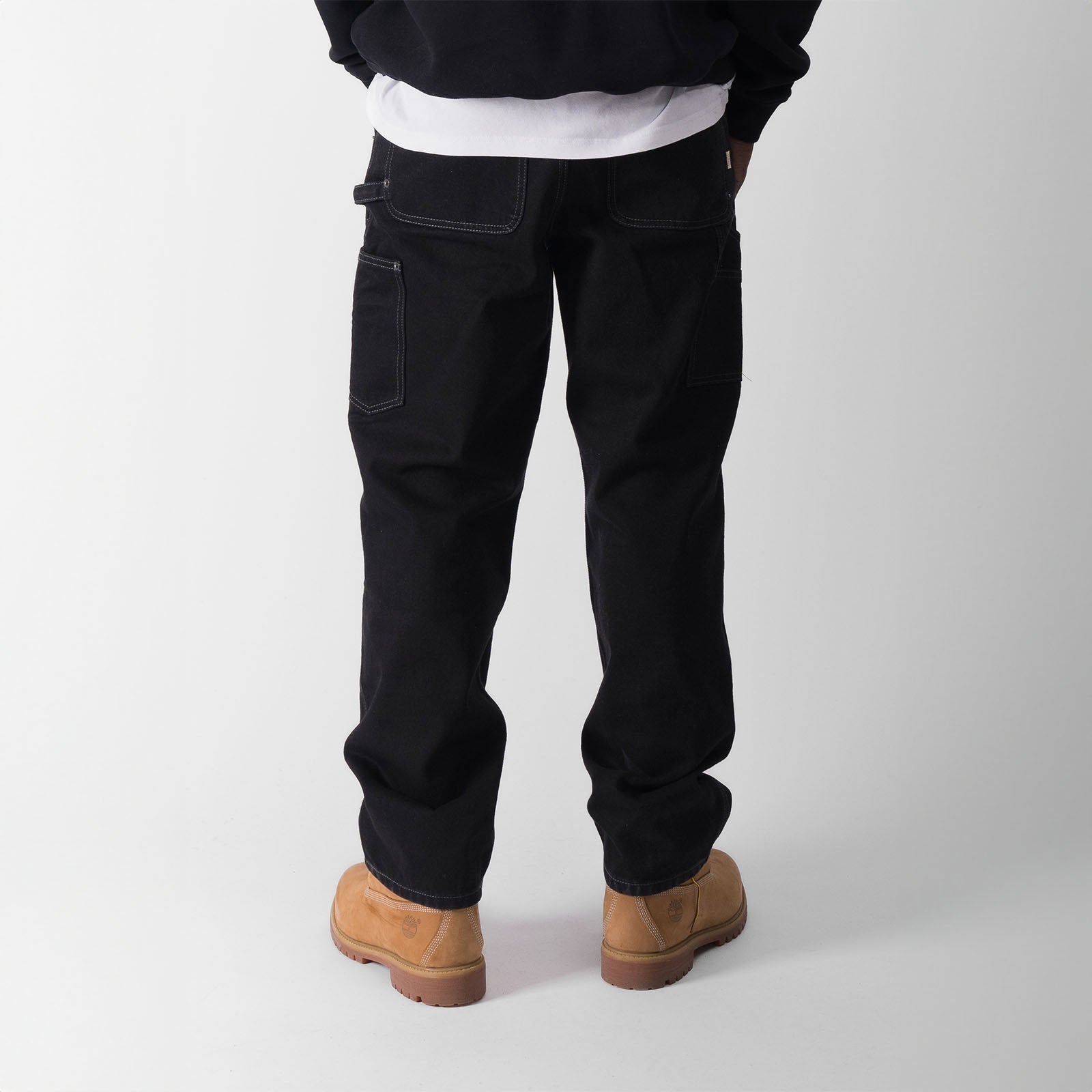 ATELIÉR DOUBLE KNEE DENIM - BLACK