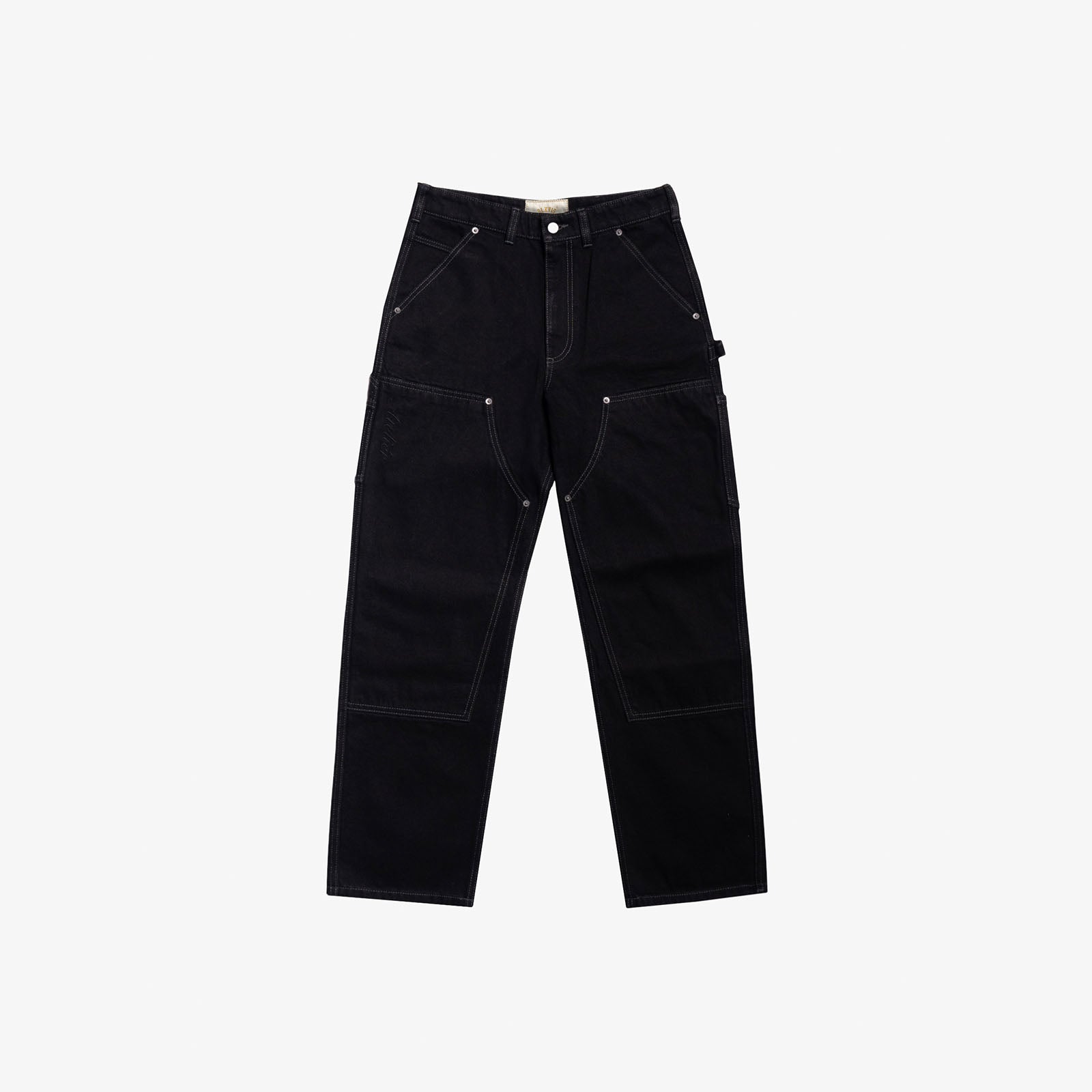 ATELIÉR DOUBLE KNEE DENIM - BLACK