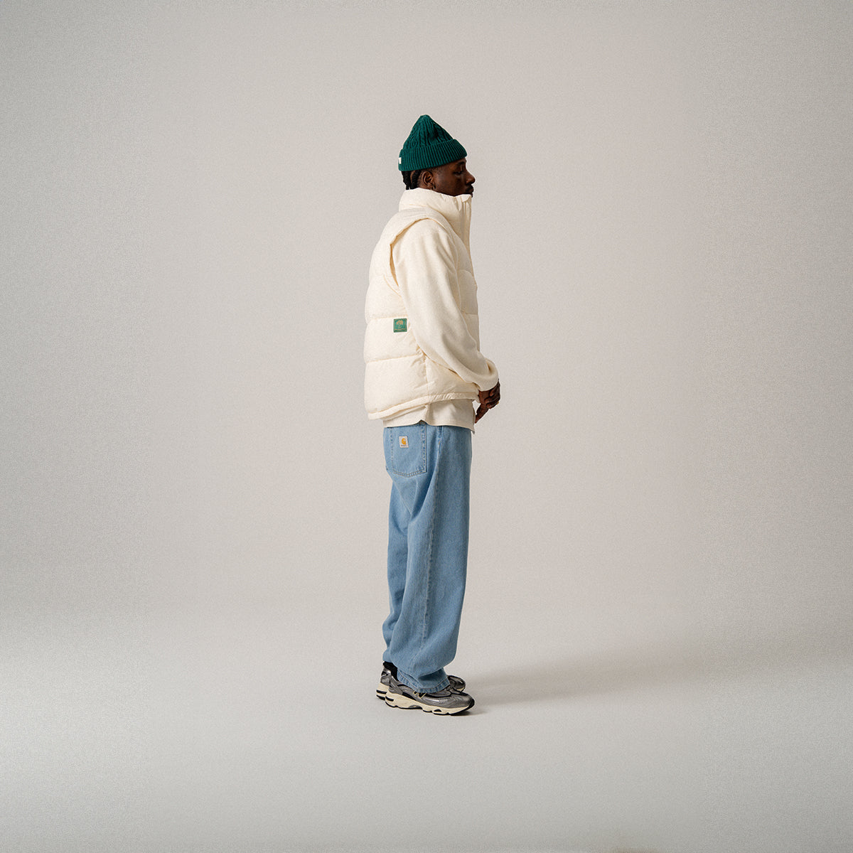 BLKVIS PADDED VEST - ANTIQUE WHITE