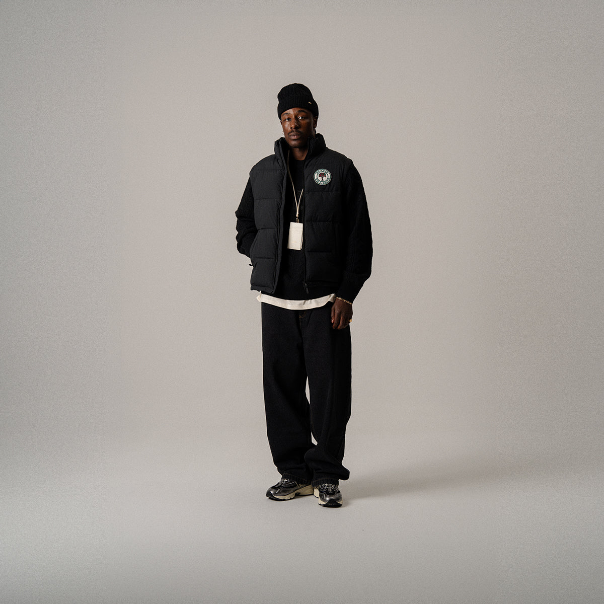 BLKVIS PADDED VEST - BLACK