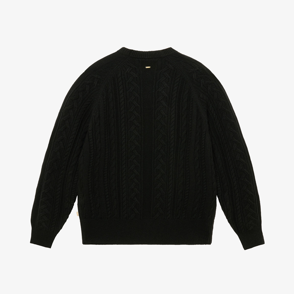 BLKVIS CABLE KNITTED SWEATER - BLACK