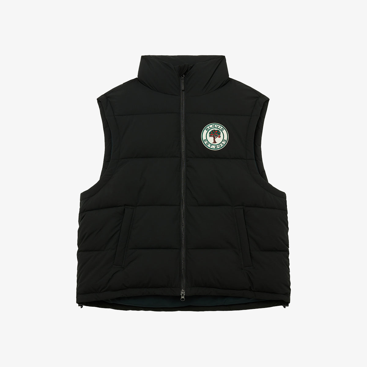 Black padded vest online