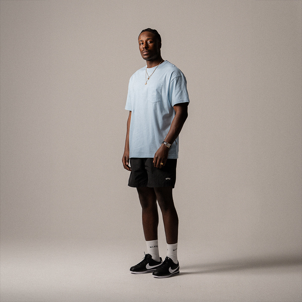 BLKVIS LOGO POCKET TEE - SKYWAY
