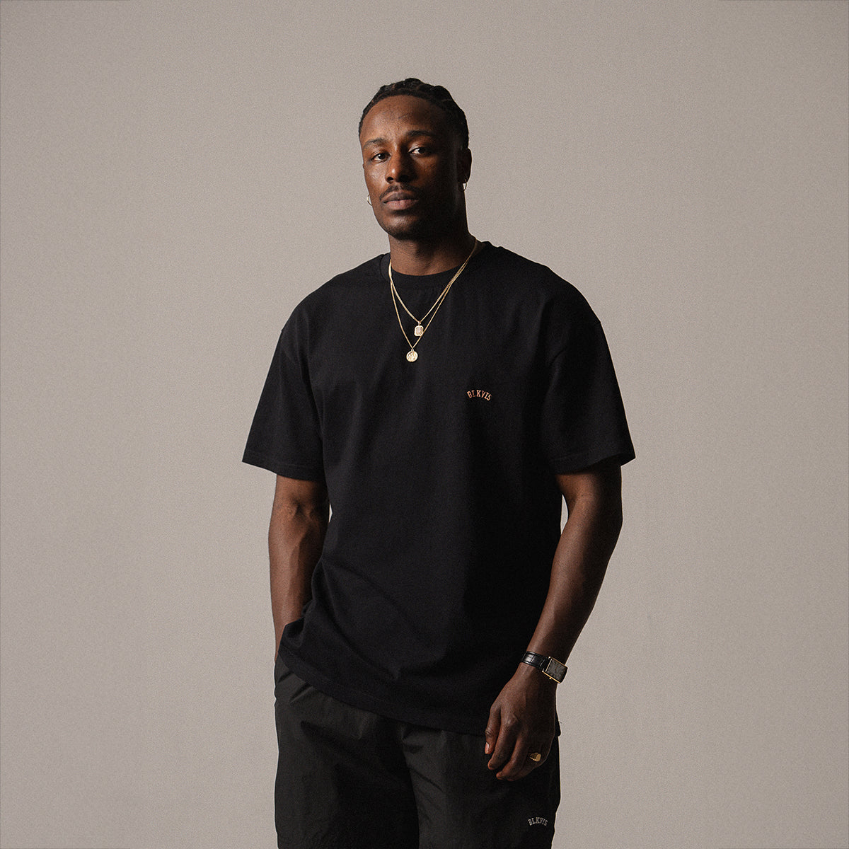 BLKVIS ART LOGO TEE - BLACK