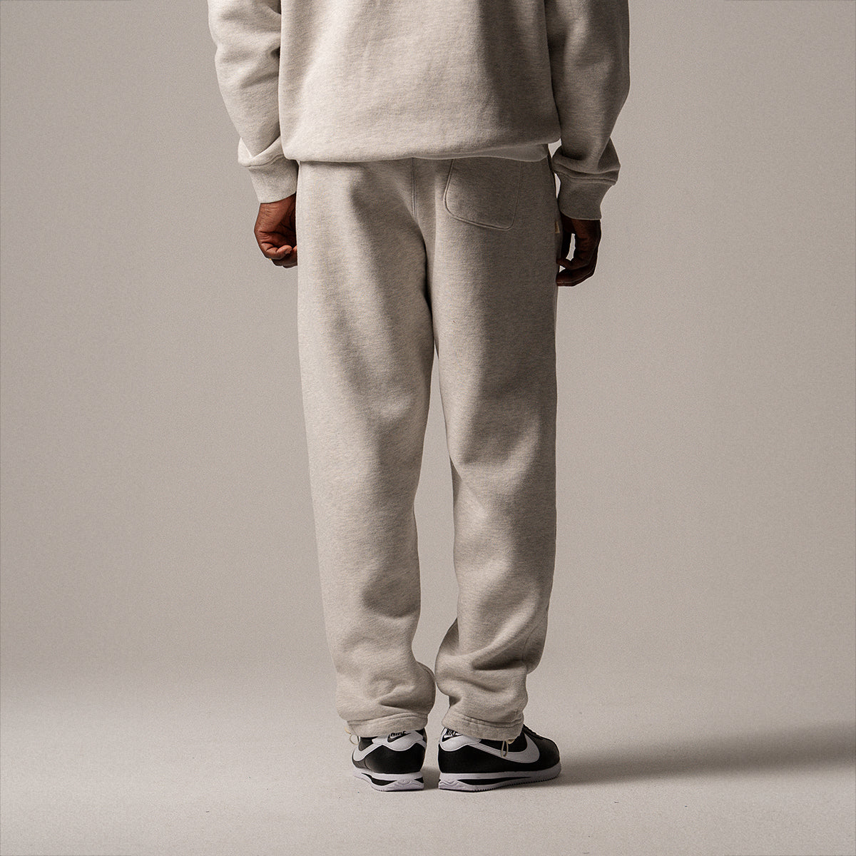 BLKVIS LOGO SWEATPANTS - LIGHT GREY HEATHER