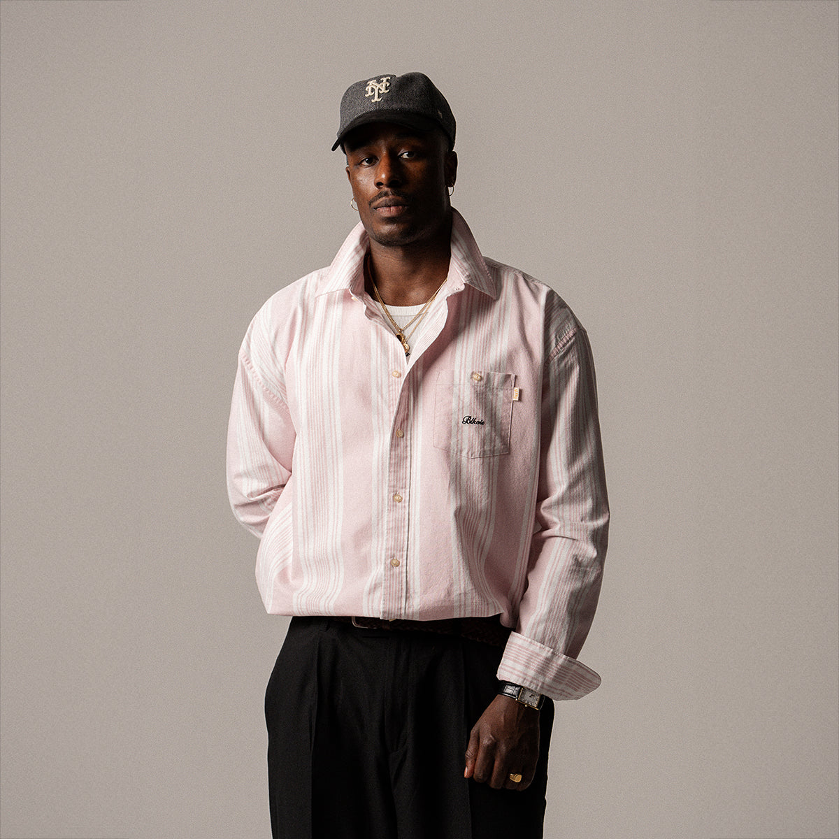 BLKVIS SCRIPT SHIRT - LILAS