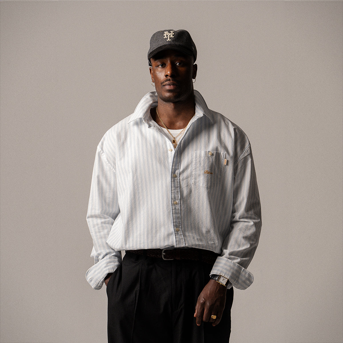 BLKVIS SCRIPT SHIRT - SKYWAY