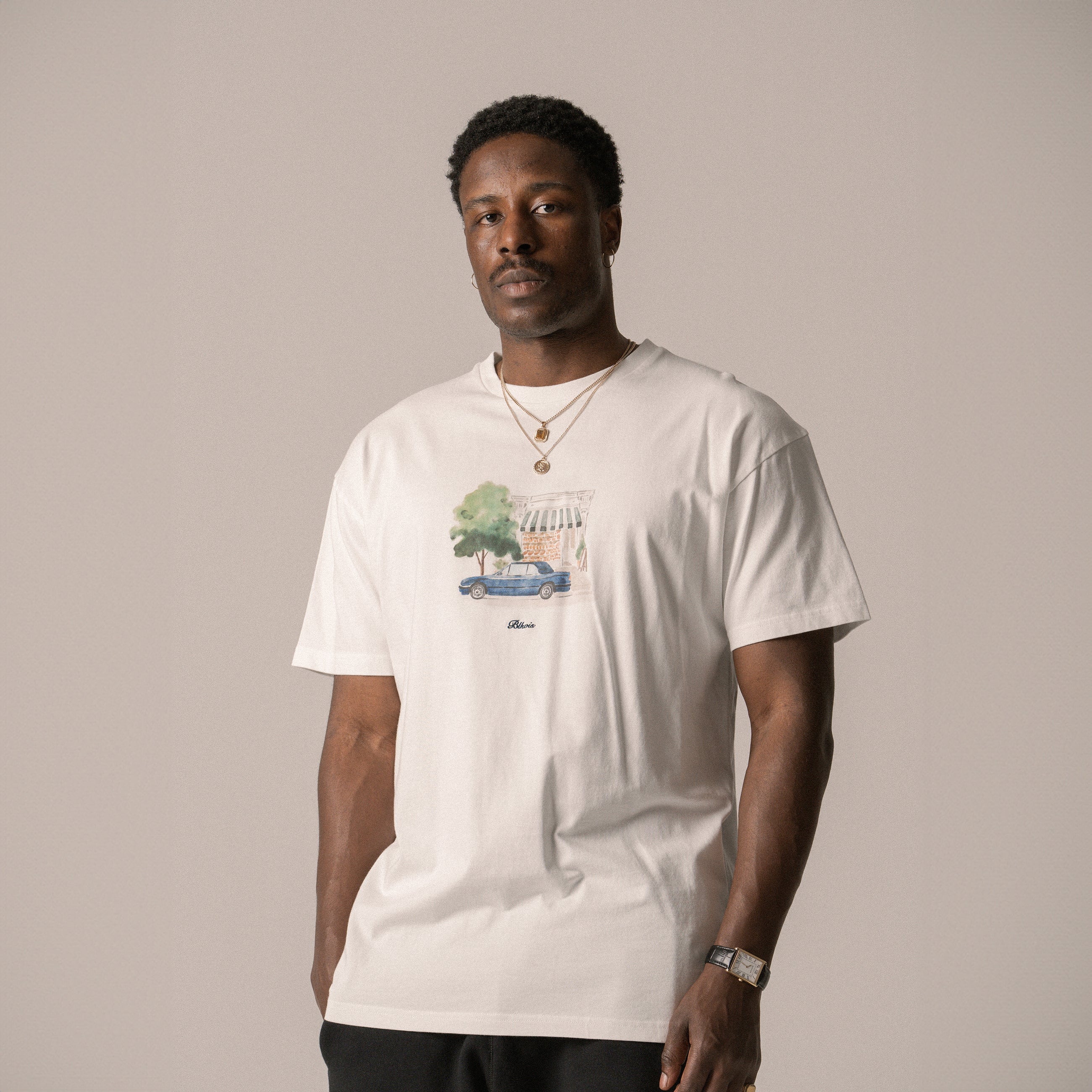 BLKVIS PRIMAFILA TEE - WHITE