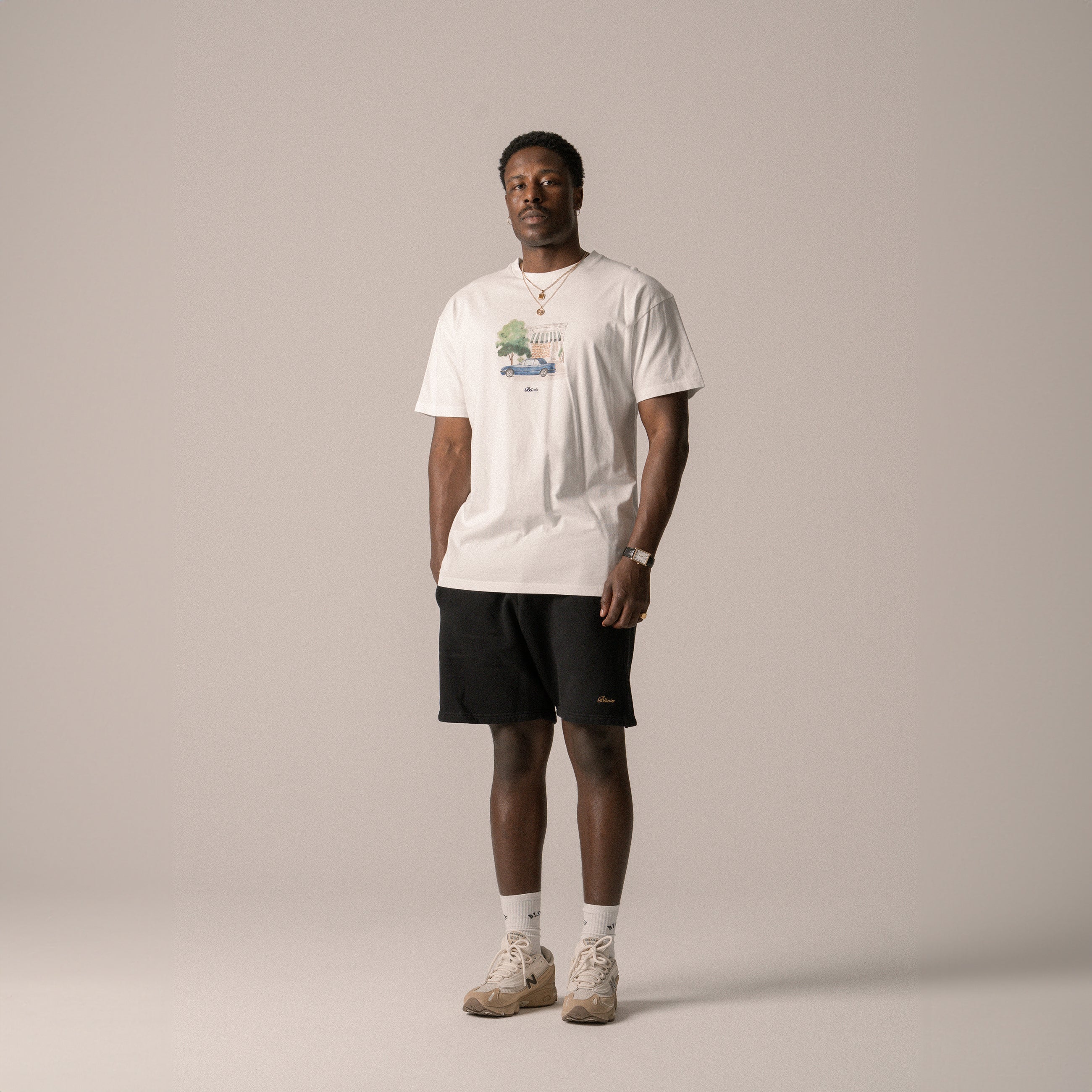 BLKVIS PRIMAFILA TEE - WHITE