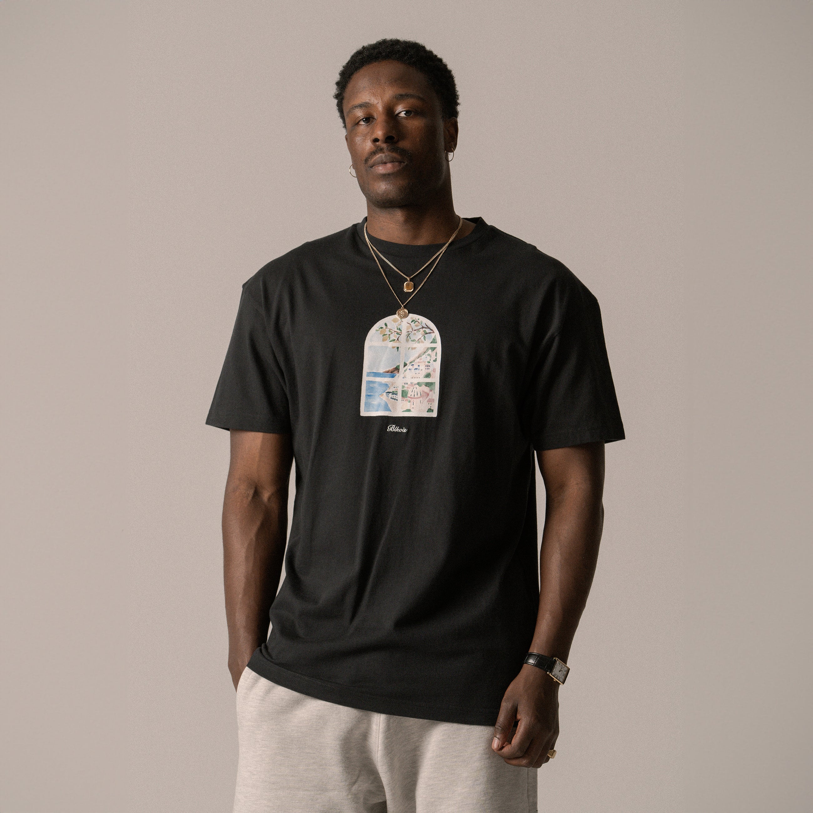 BLKVIS PAESAGGIO TEE - BLACK