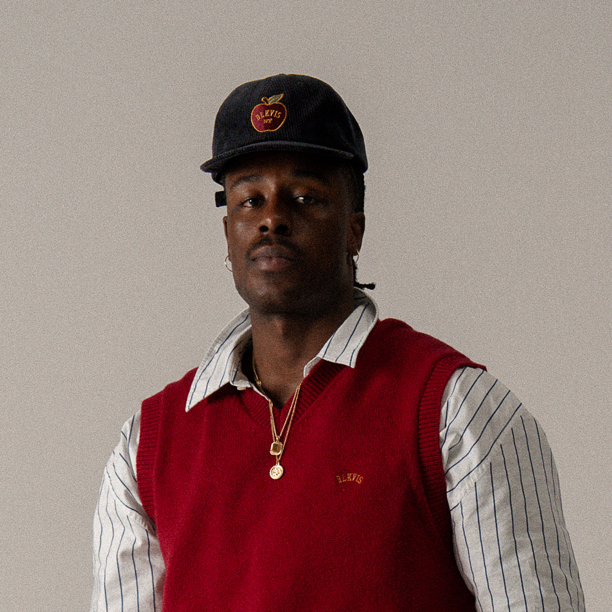 BLKVIS BIG APPLE CAP - BLACK