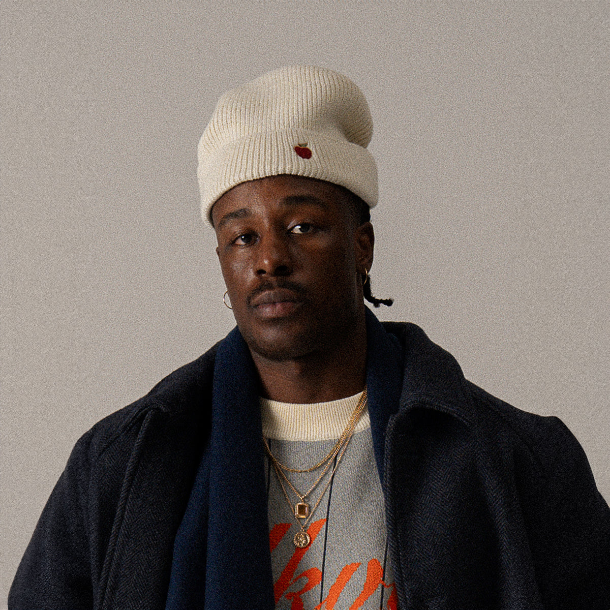 BLKVIS BIG APPLE BEANIE - ANTIQUE WHITE