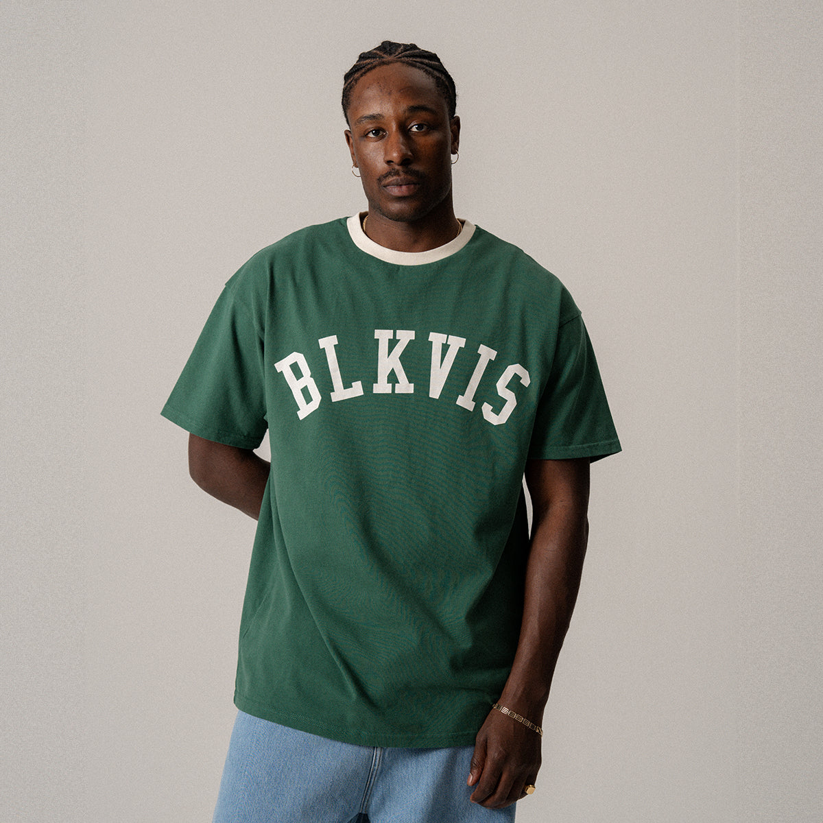 BLKVIS BIG LOGO TEE - HUNTER GREEN