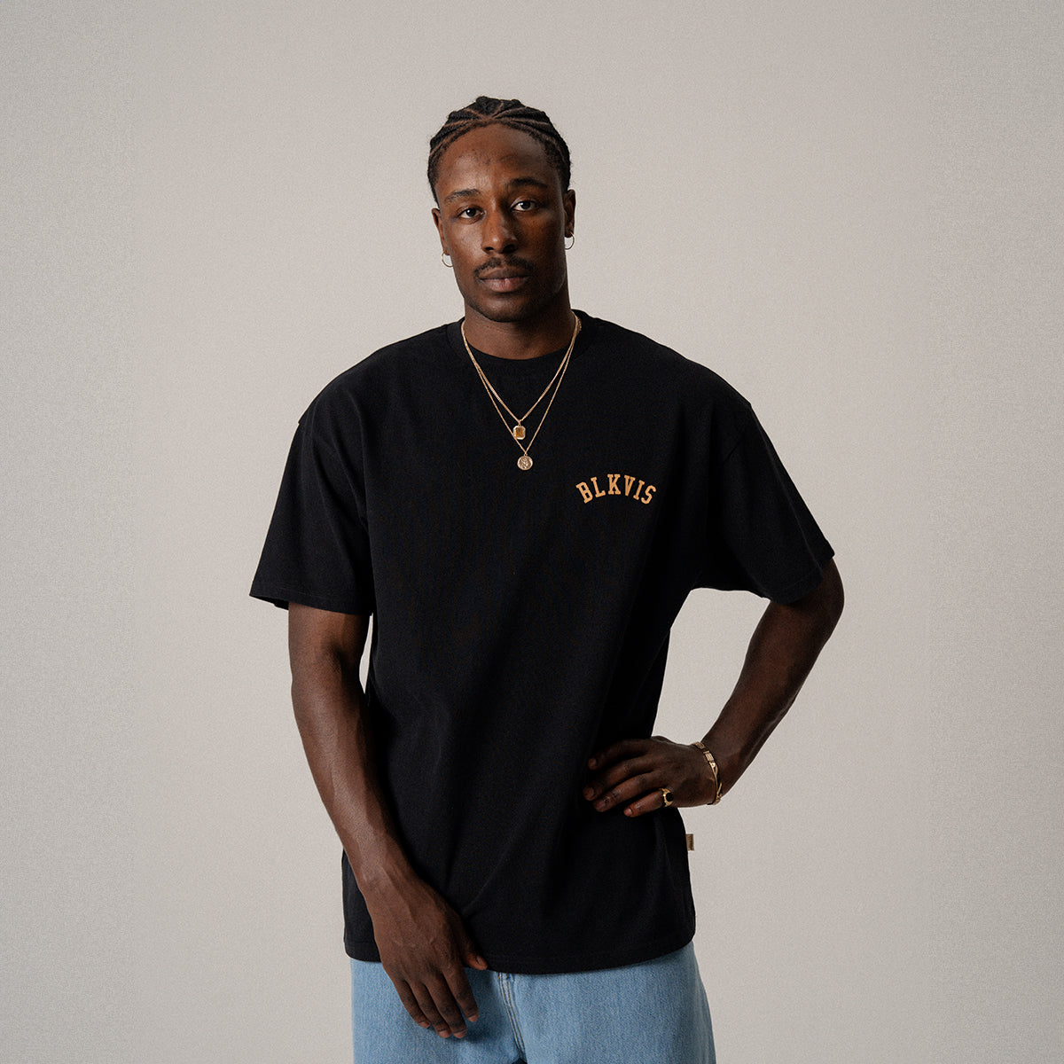 BLKVIS Logo Tee - BLACK