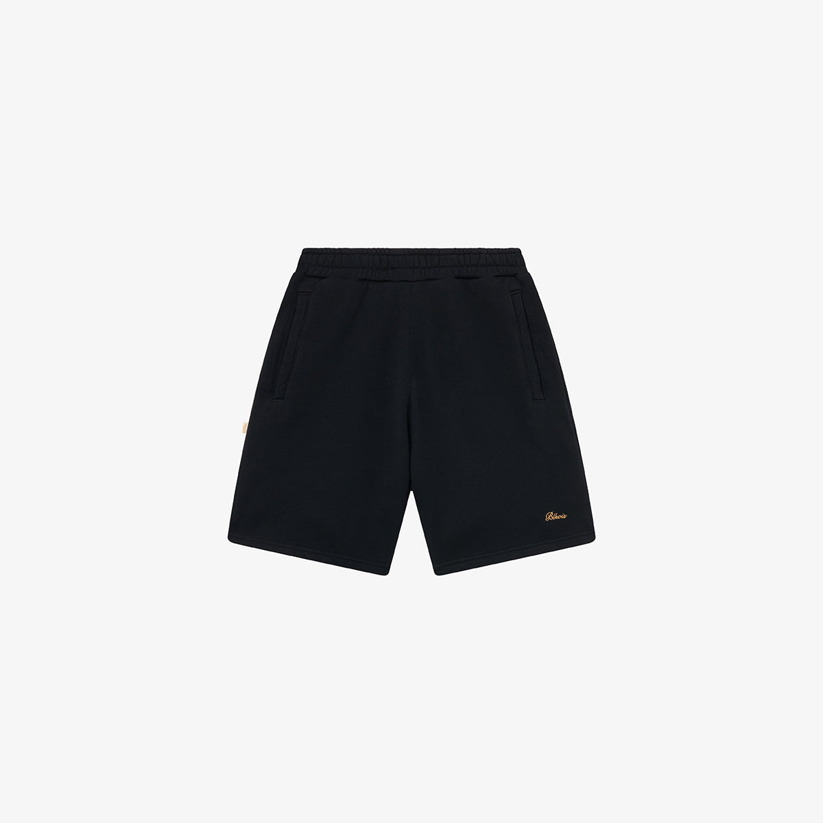 SHORT DE SWEAT AVEC LOGO SCRIPT - NOIR
