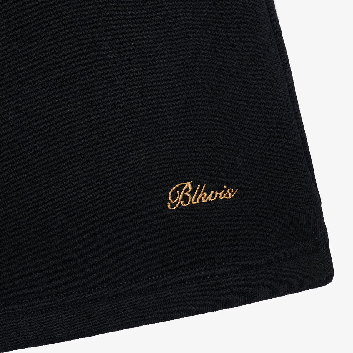 SHORT DE SWEAT AVEC LOGO SCRIPT - NOIR