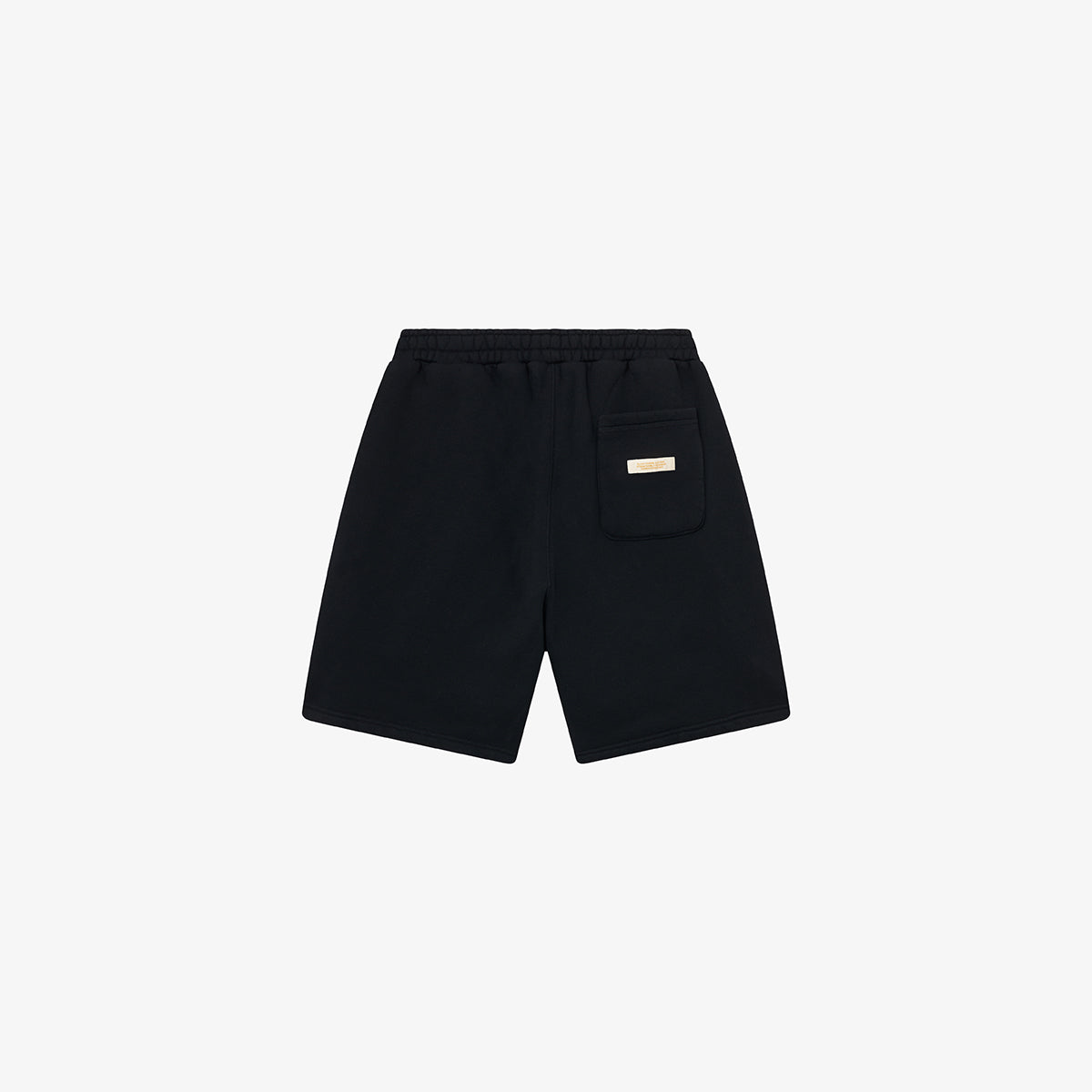 SHORT DE SWEAT AVEC LOGO SCRIPT - NOIR