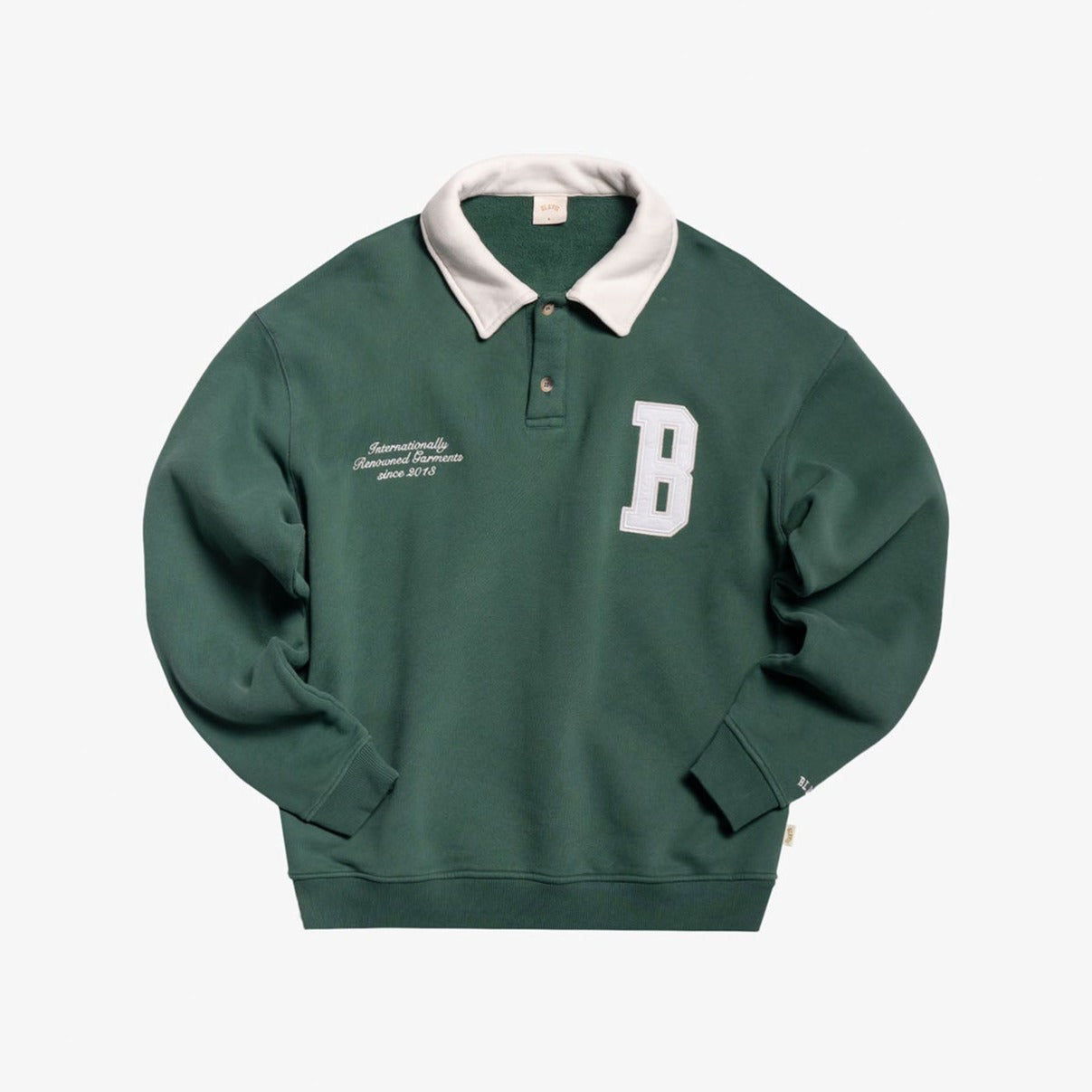 POLO SWEATER - HUNTER GREEN