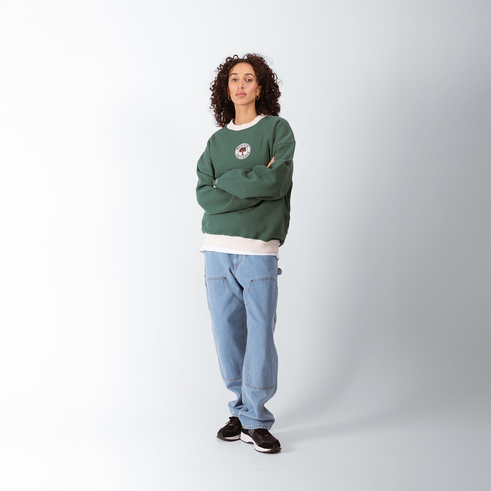 SOURCE CREWNECK - HUNTER GREEN