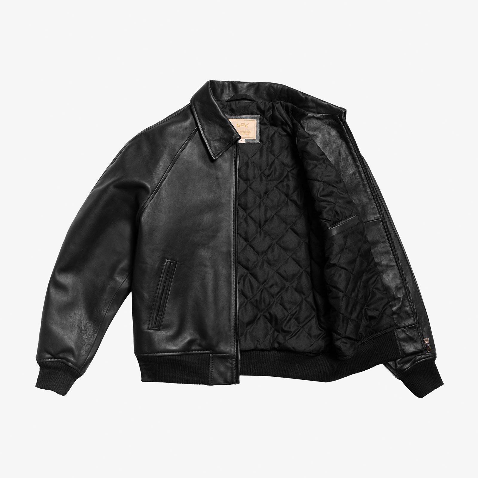 SOURCE LEATHER JACKET - BLACK