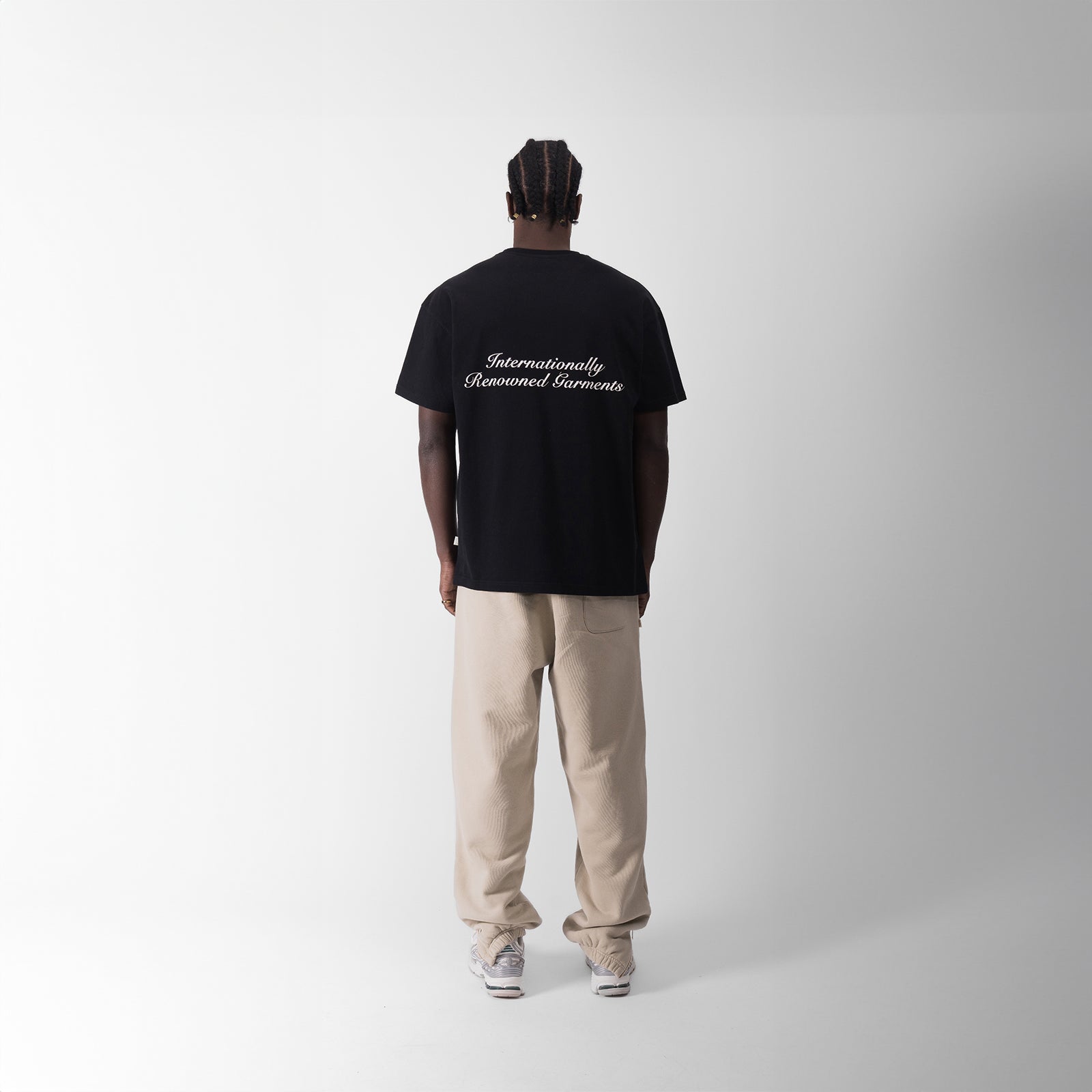 T-SHIRT AVEC LOGO SOURCE - NOIR