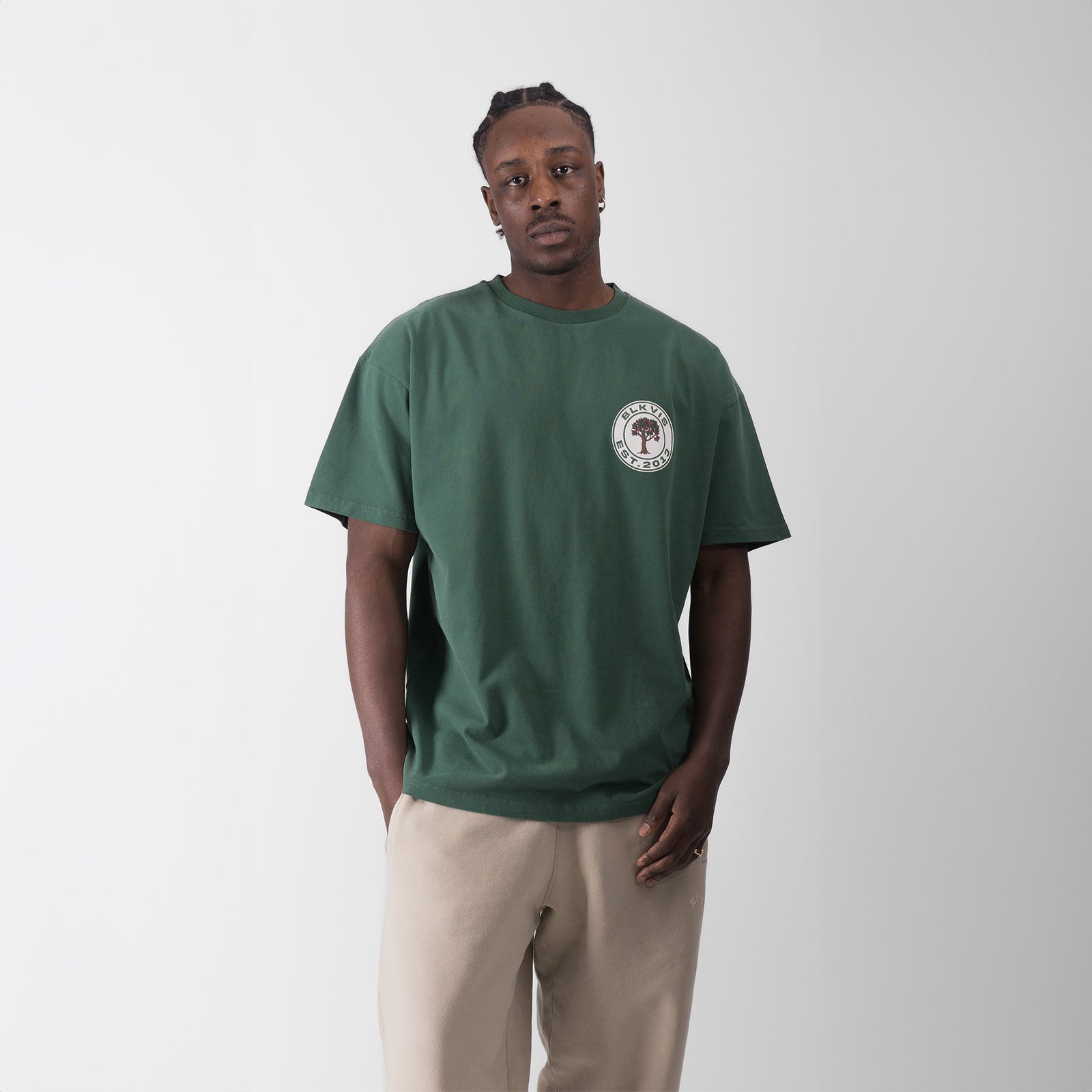 SOURCE LOGO TEE - HUNTER GREEN