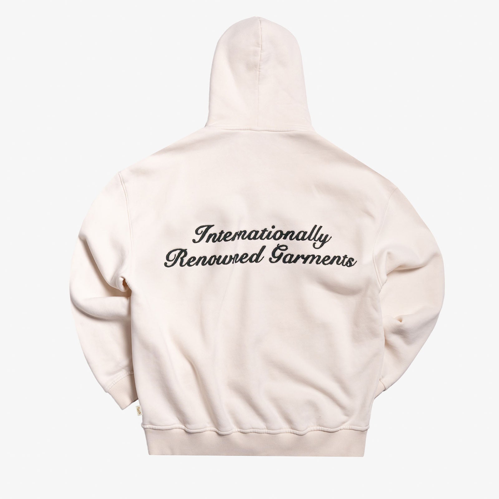 SOURCE ZIP HOODY - ANTIQUE WHITE