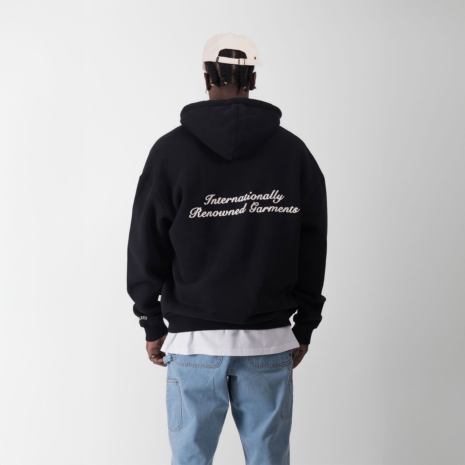 SOURCE ZIP HOODY - BLACK