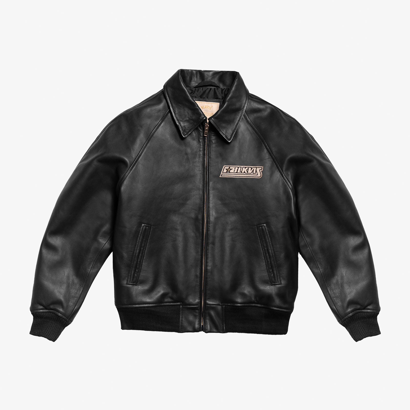 VENTIQUATTRO LEATHER JACKET - BLACK