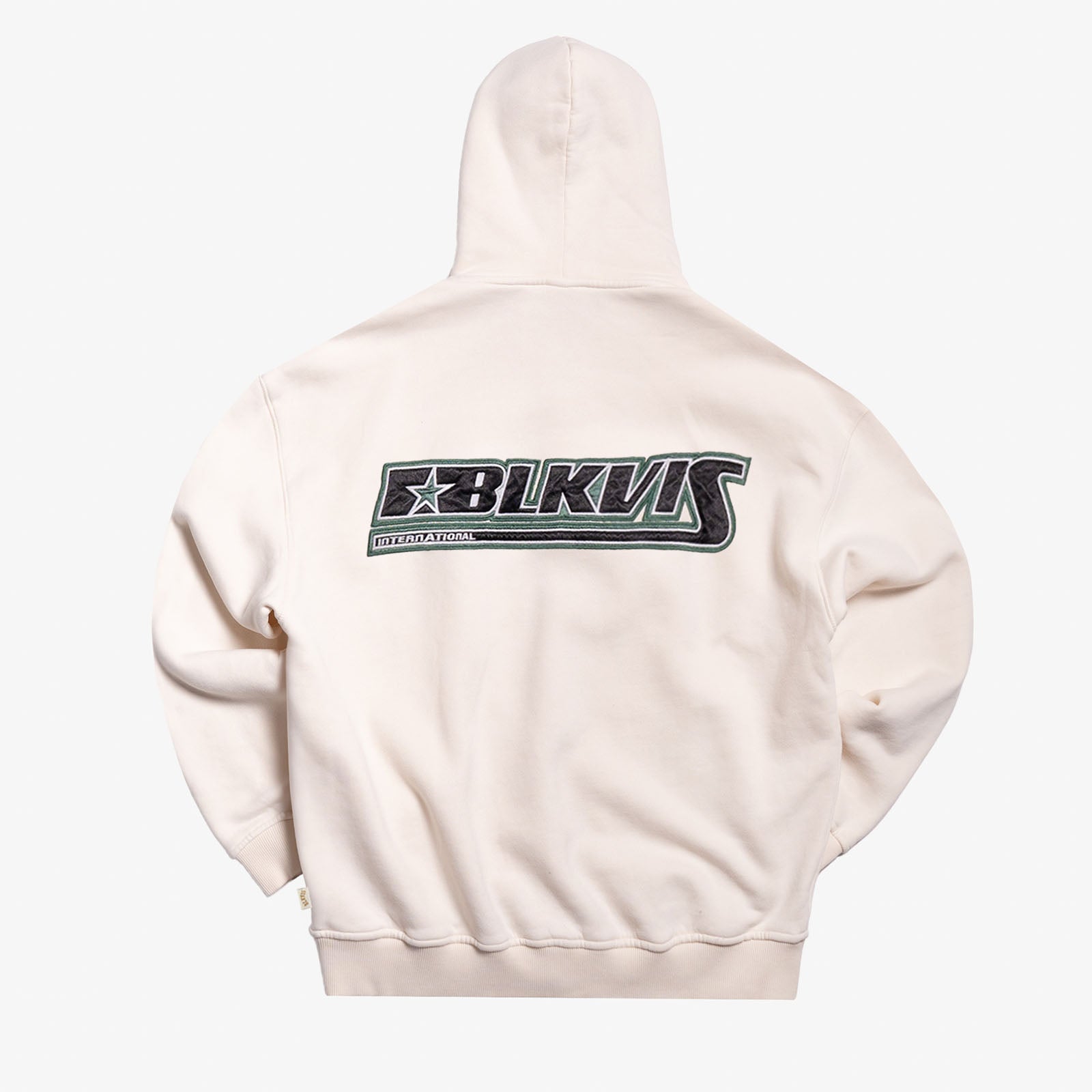 SWEAT À CAPUCHE ZIPPÉ VENTIQUATTRO - BLANC ANTIQUE