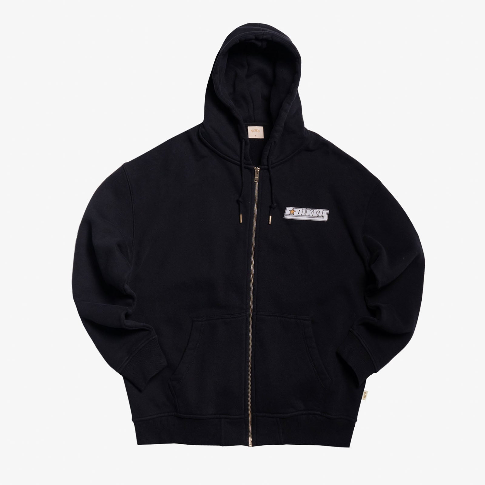 VENTIQUATTRO ZIP HOODY - BLACK