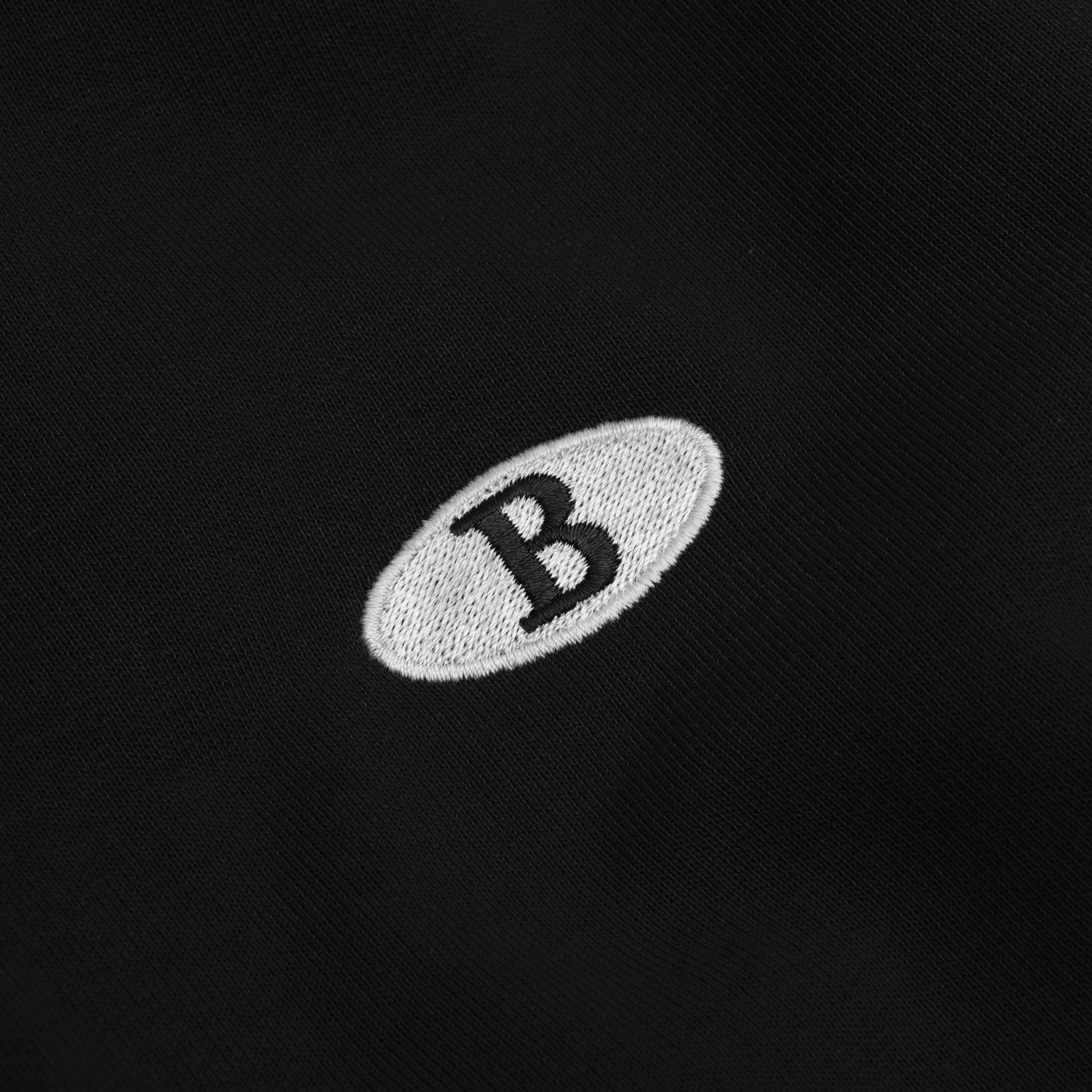 BLKVIS SERIF LOGO SWEATSHORTS - BLACK