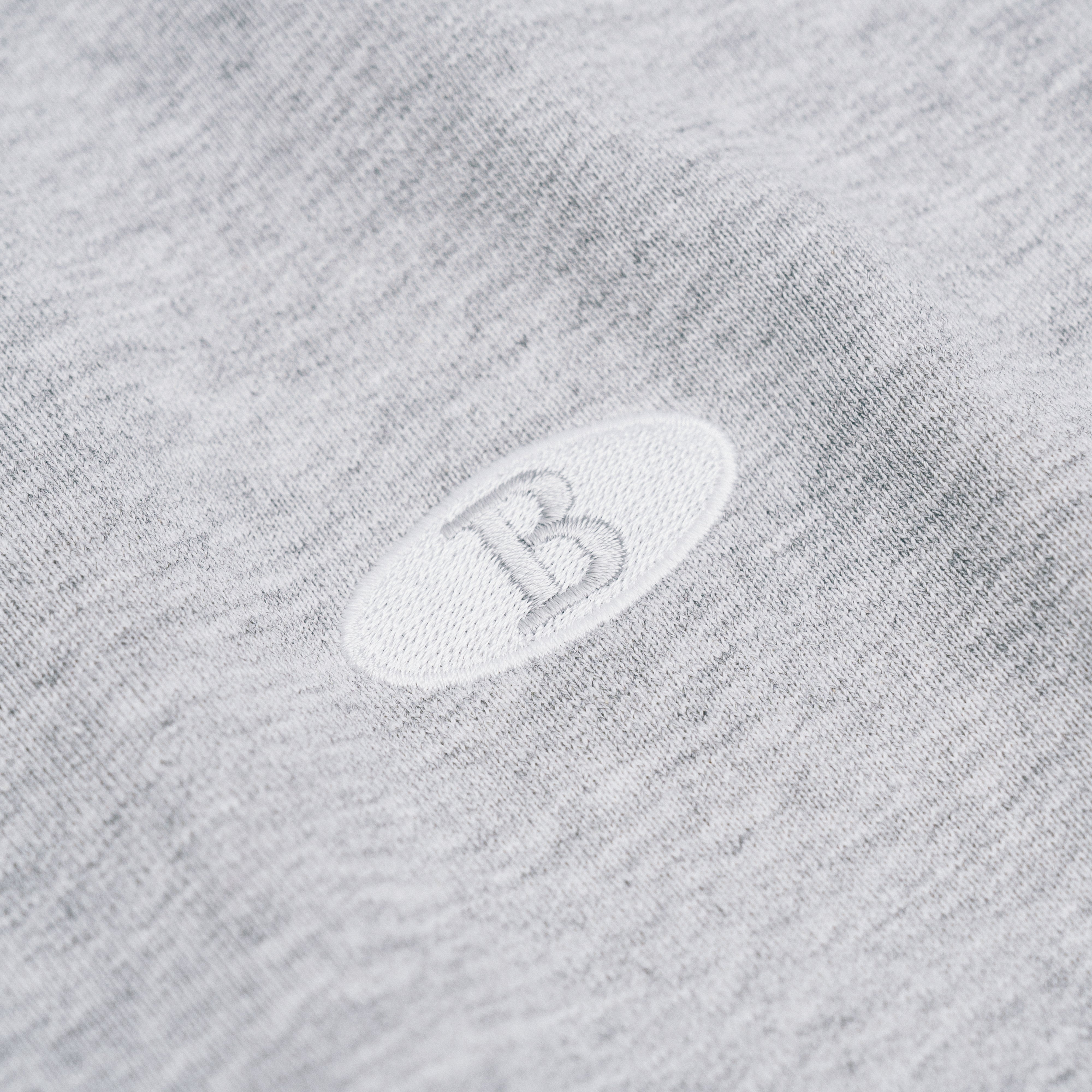 BLKVIS SERIF LOGO SWEATSHORTS - HEATHER GREY