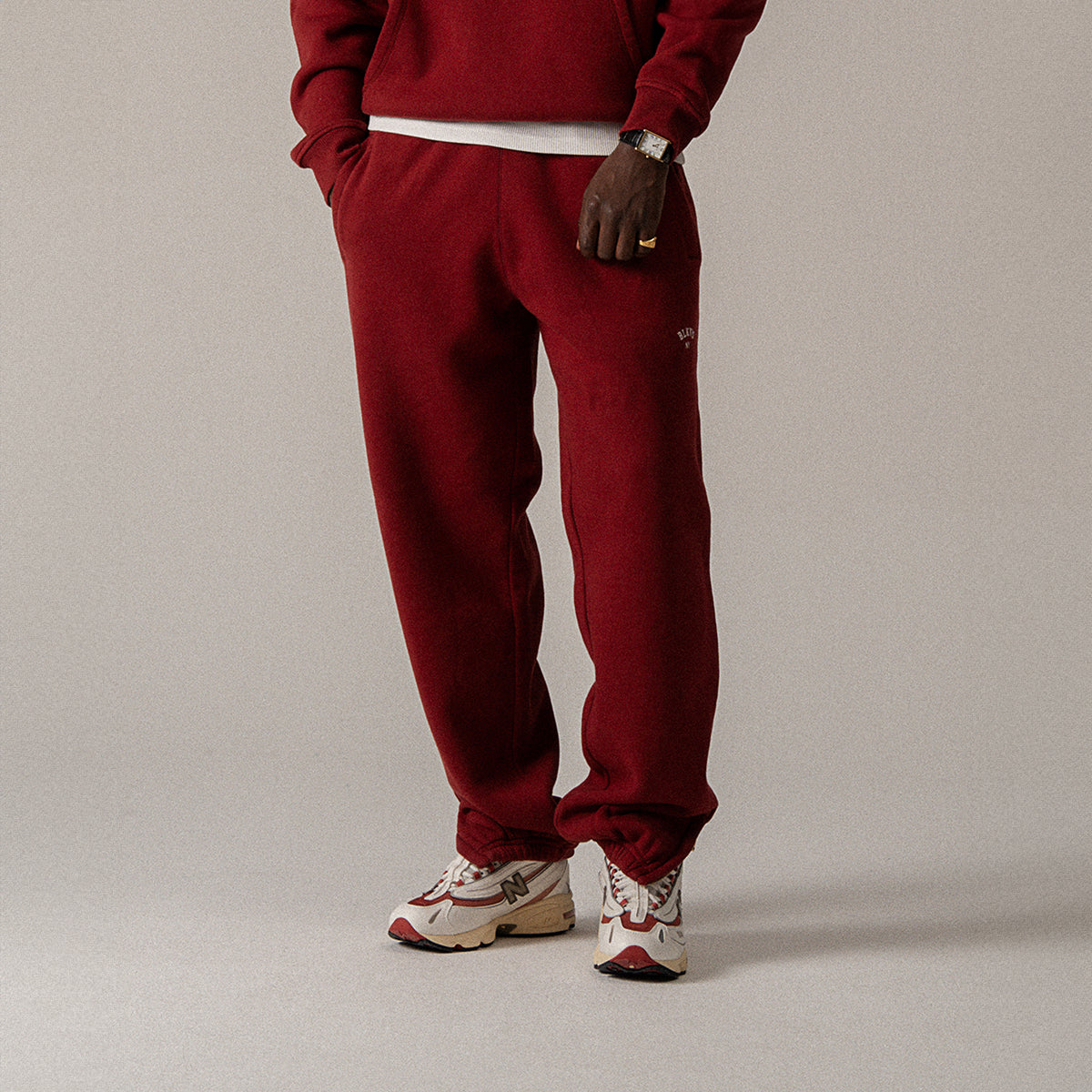 BLKVIS NY SWEATPANTS - MERLOT