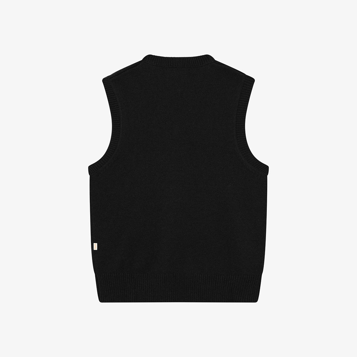 BLKVIS V NECK VEST - BLACK