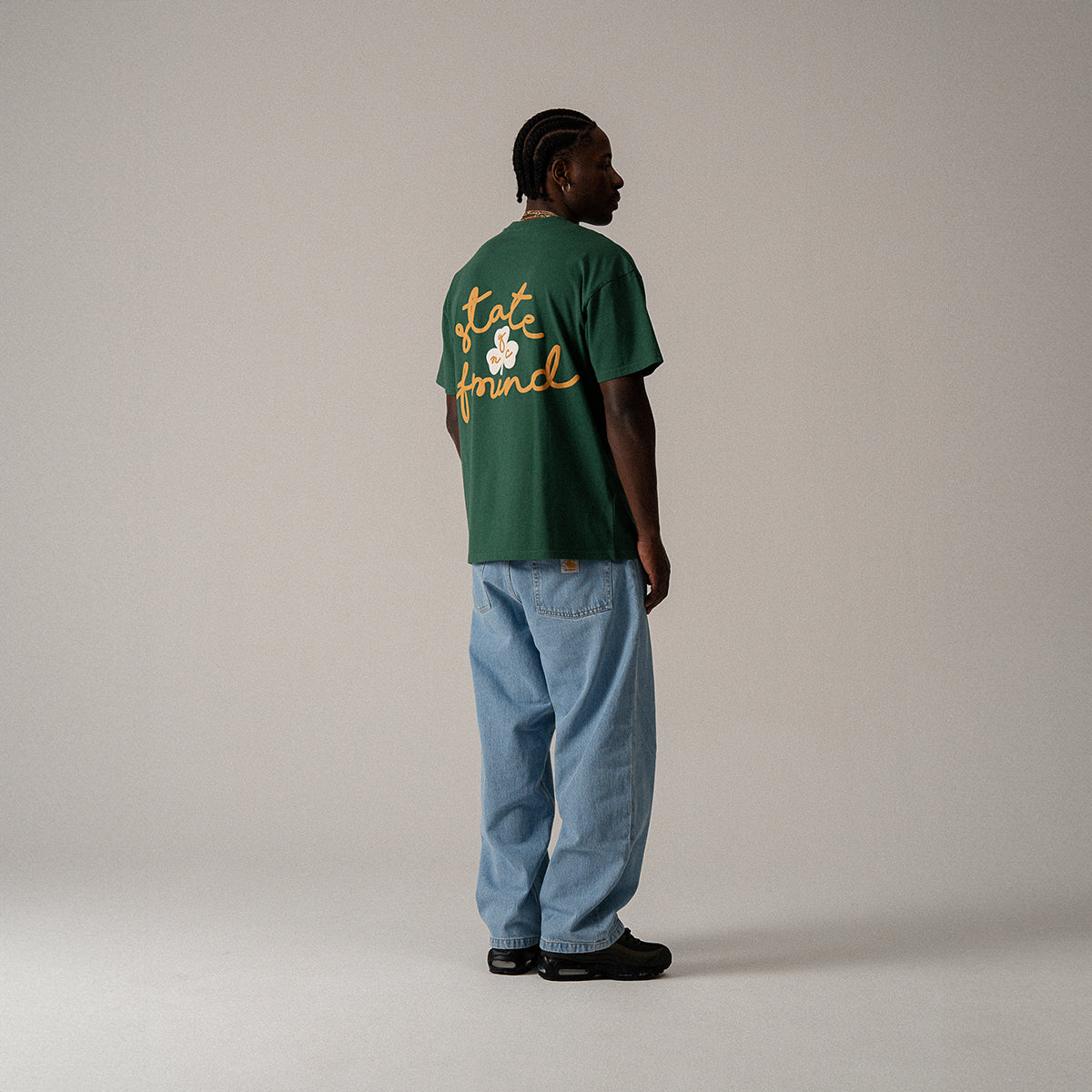 BLKVIS STATE OF MIND TEE - HUNTER GREEN