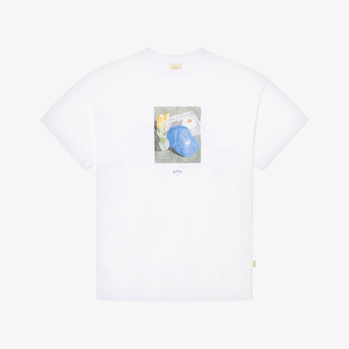 BLKVIS NY SUNRISE SIPS TEE - WHITE