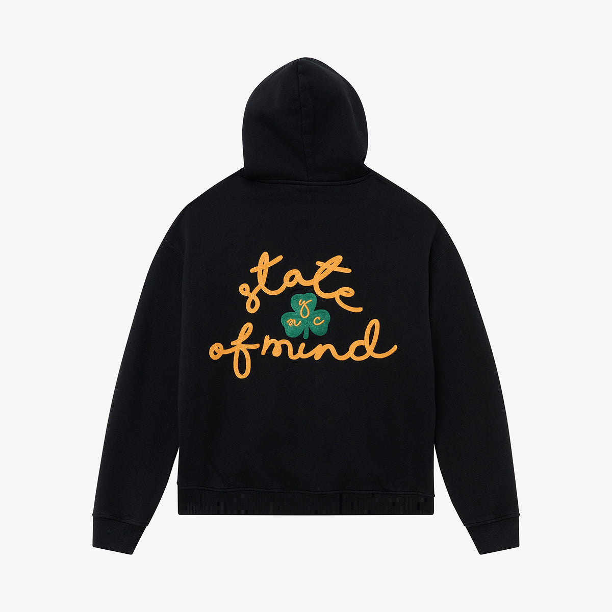 BLKVIS STATE OF MIND ZIP HOODY - BLACK