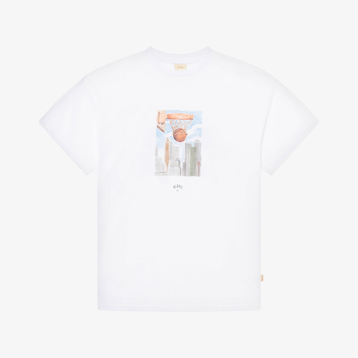 BLKVIS NY SWISH TEE - WHITE