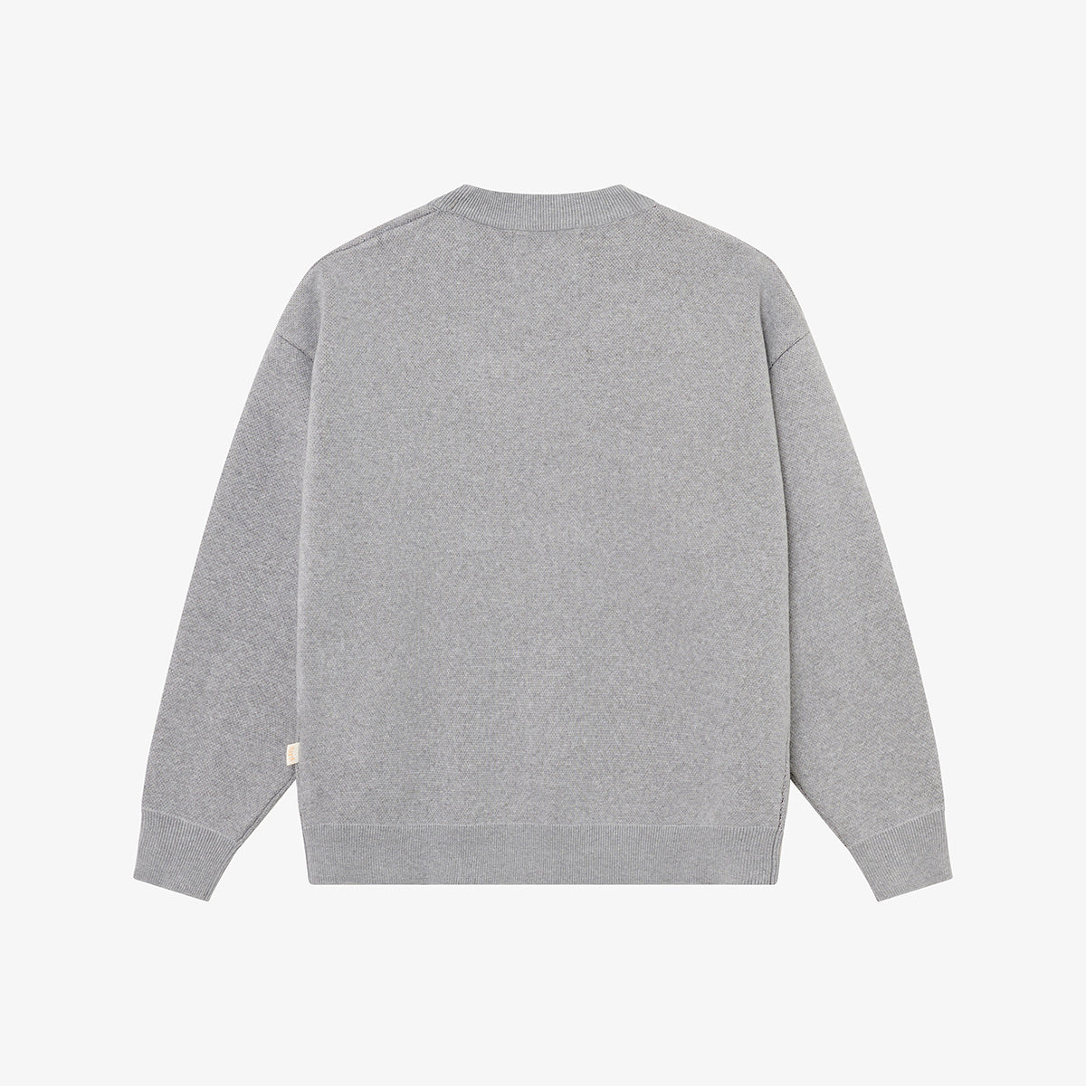 BLKVIS SOURCE KNITTED SWEATER - LIGHT GREY HEATHER