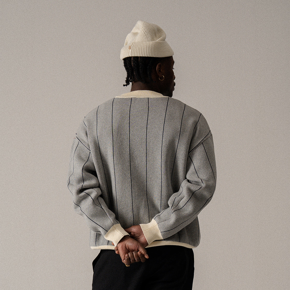 BLKVIS KNITTED SWEATER - ANTIQUE WHITE