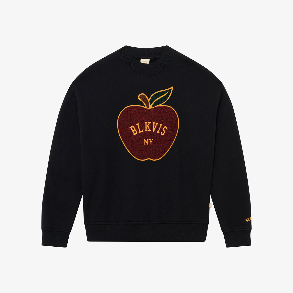 BLKVIS APPLE CREWNECK - BLACK