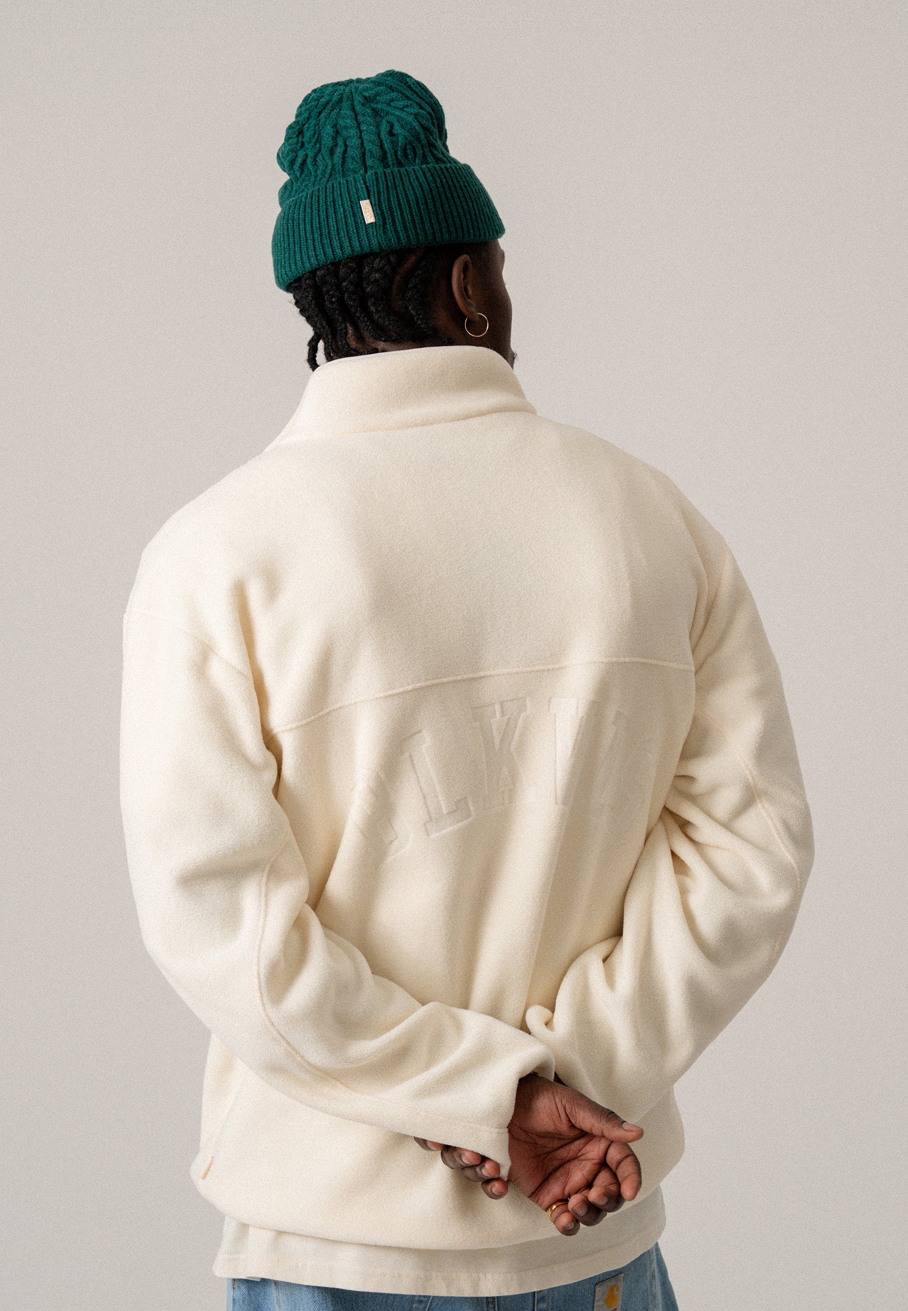 BLKVIS ORIGINALS FLEECE JACKET - ANTIQUE WHITE