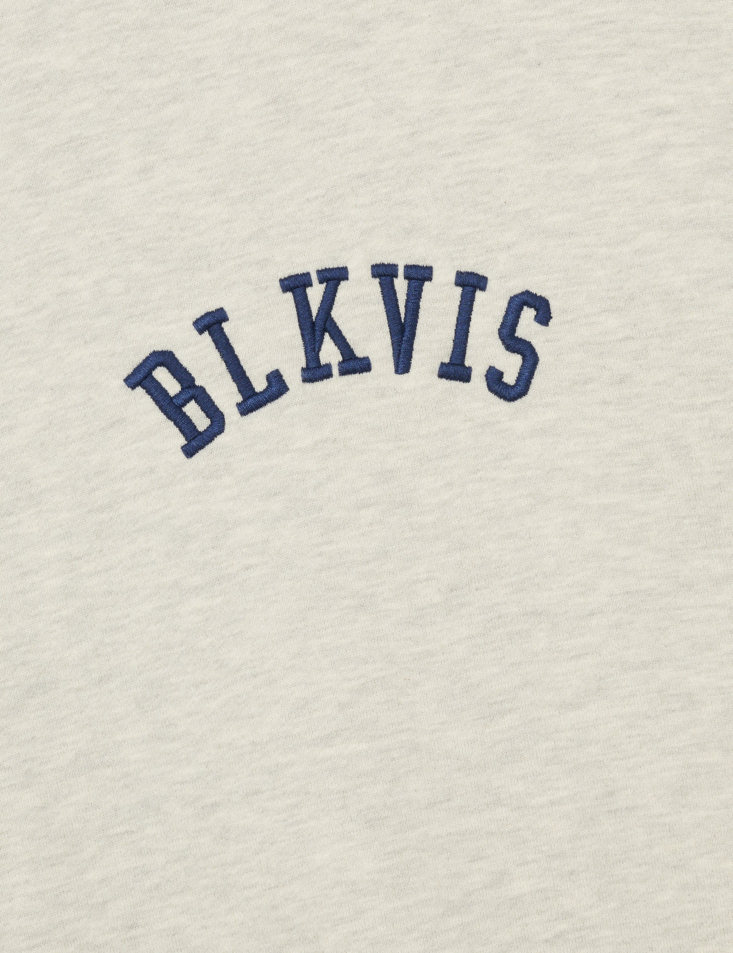 BLKVIS LOGO CREWNECK - LIGHT GREY HEATHER