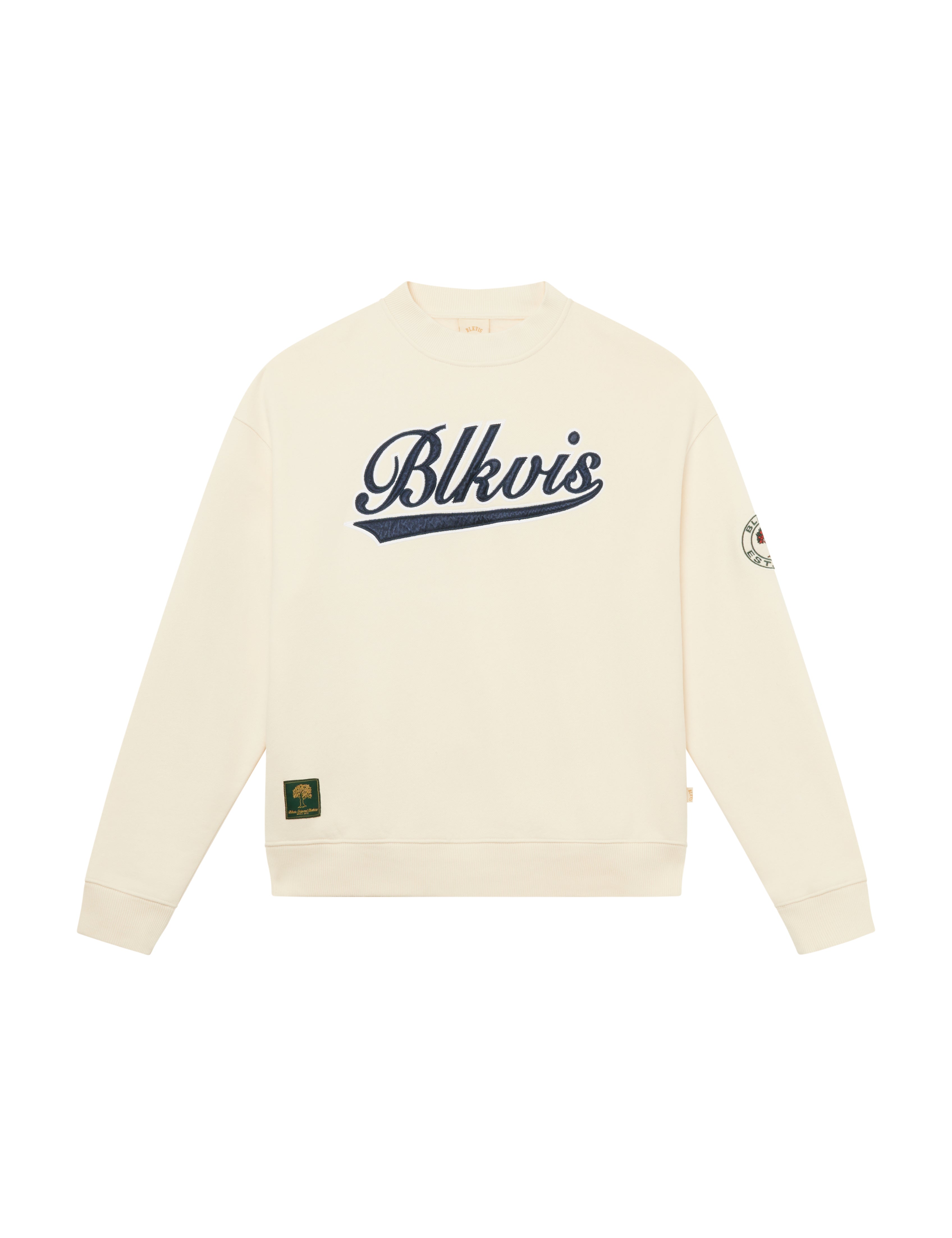 BLKVIS CREWNECK - ANTIQUE WHITE