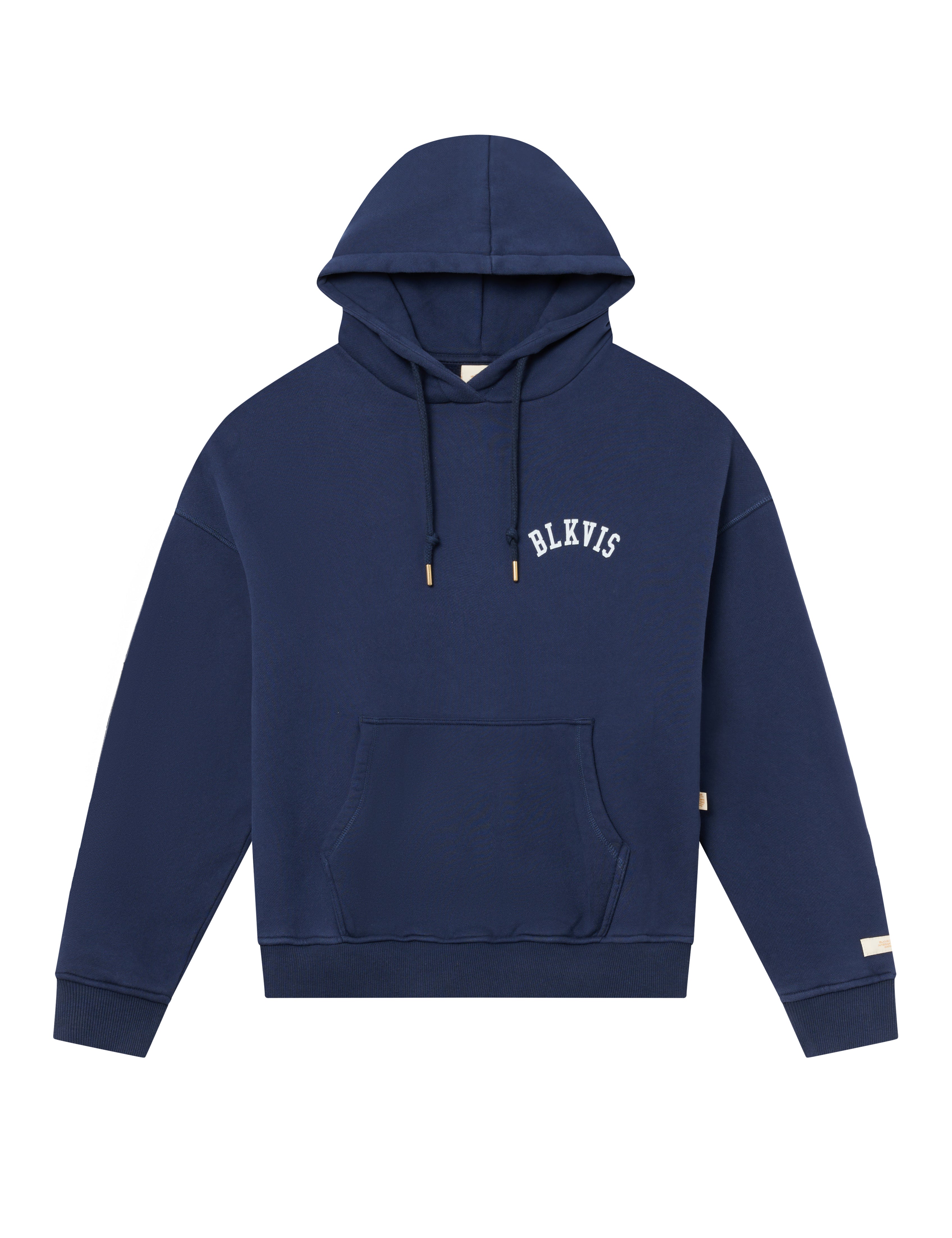 BLKVIS LOGO HOODIE - PEACOAT