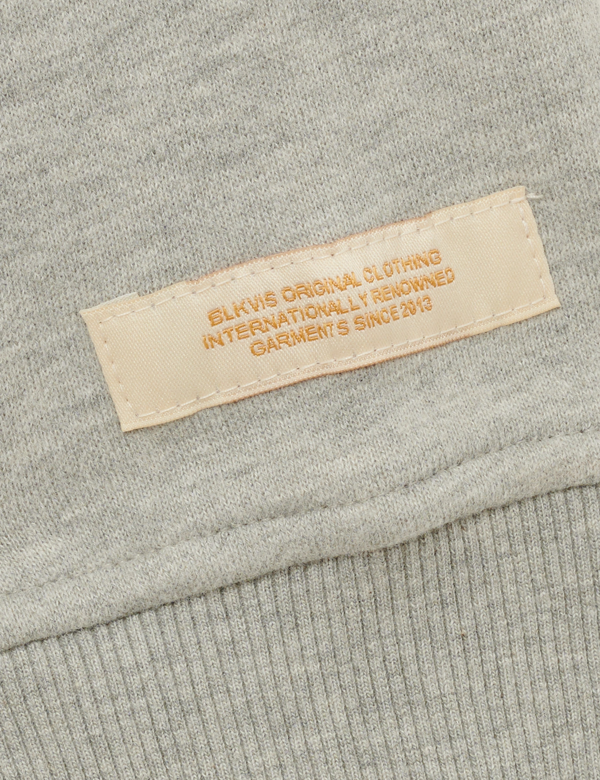 BLKVIS LOGO HOODIE - LIGHT GREY HEATHER