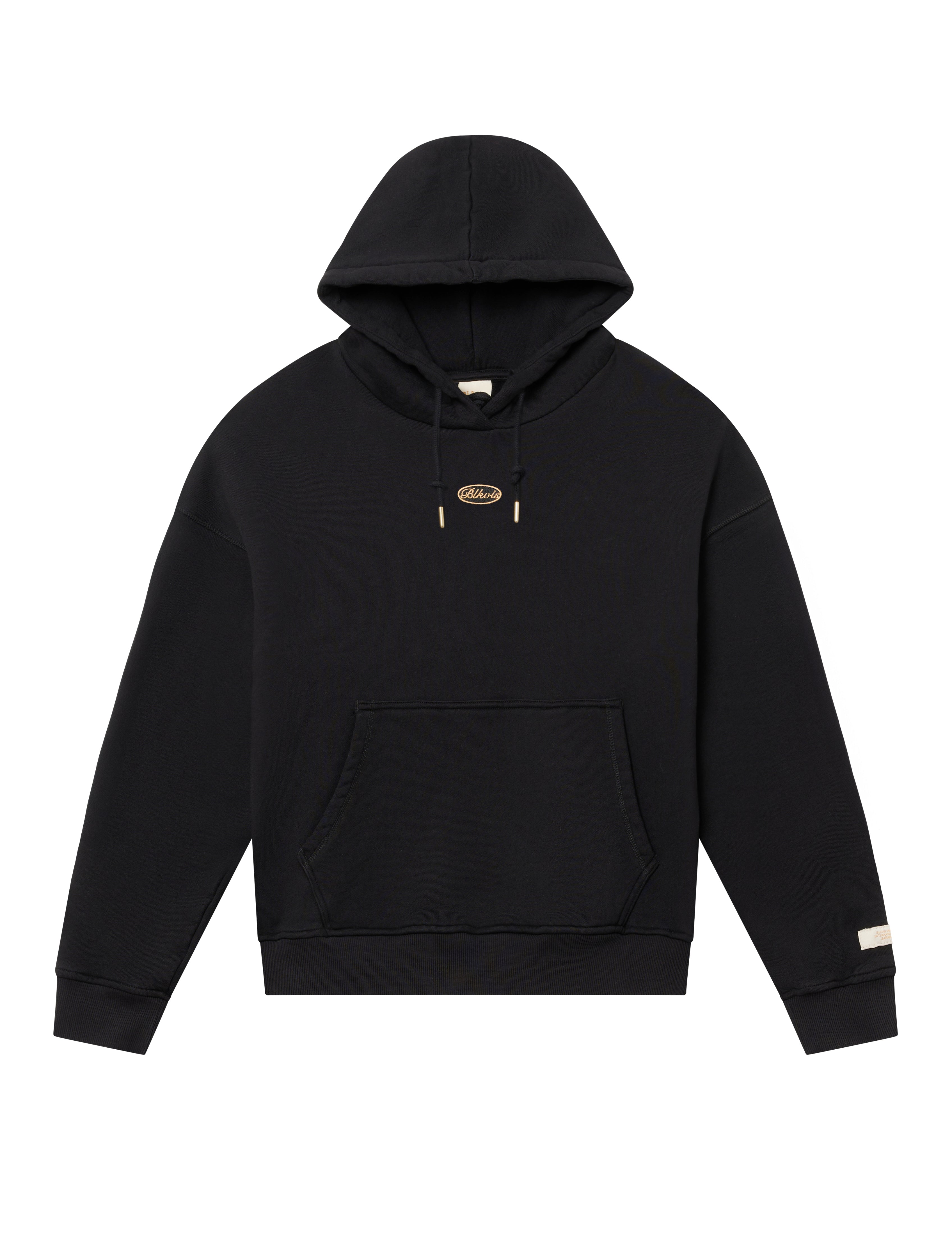 BLKVIS SCRIPT HOODIE - BLACK