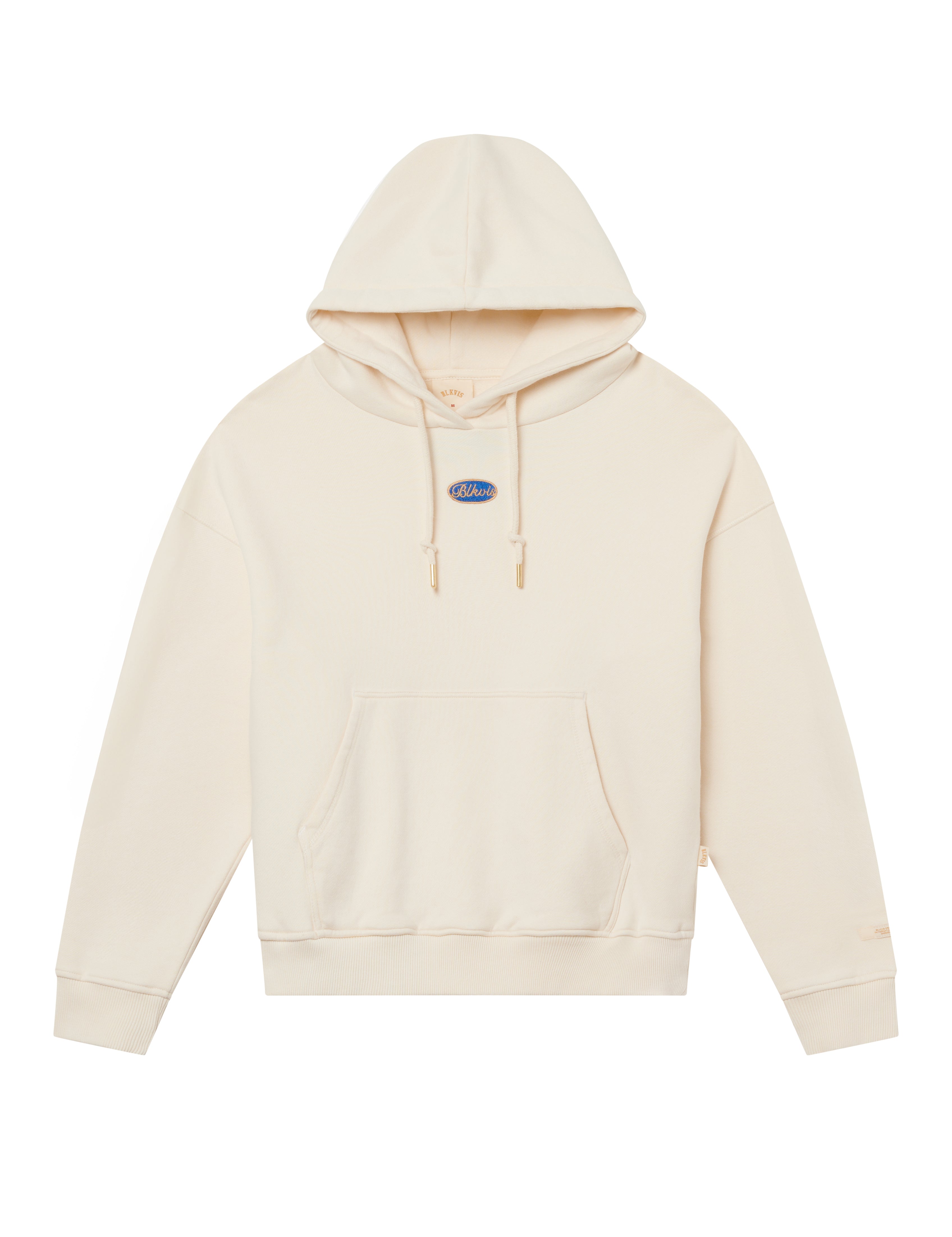 BLKVIS SCRIPT HOODIE - ANTIQUE WHITE