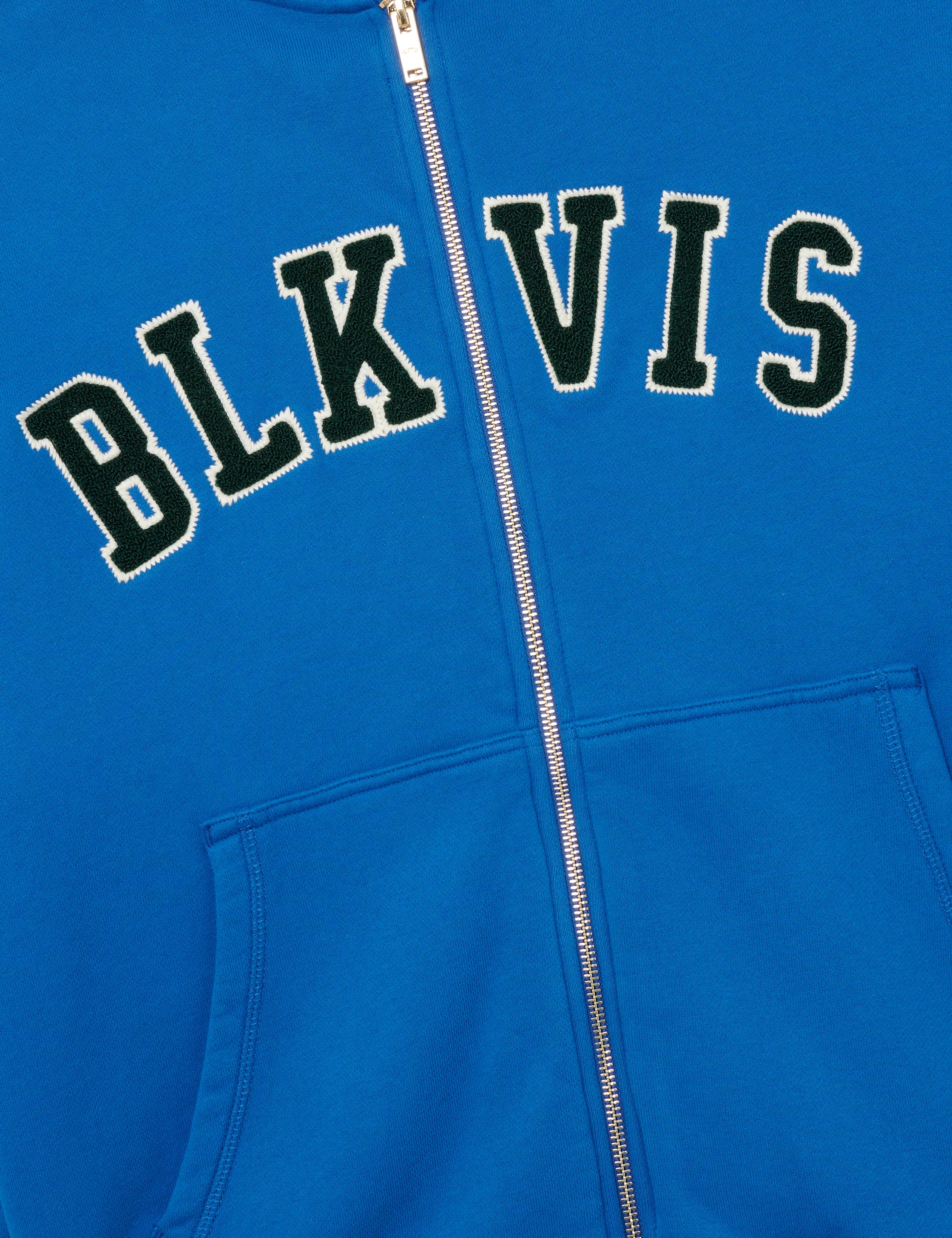 BLKVIS LOGO ZIP HOODIE - BLUE LOILITE